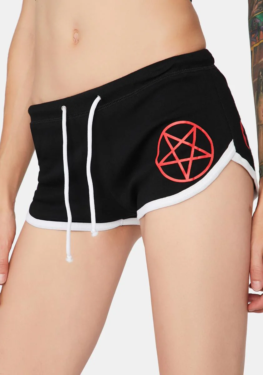 Enjoy Satan Graphic Shorts - Image 4