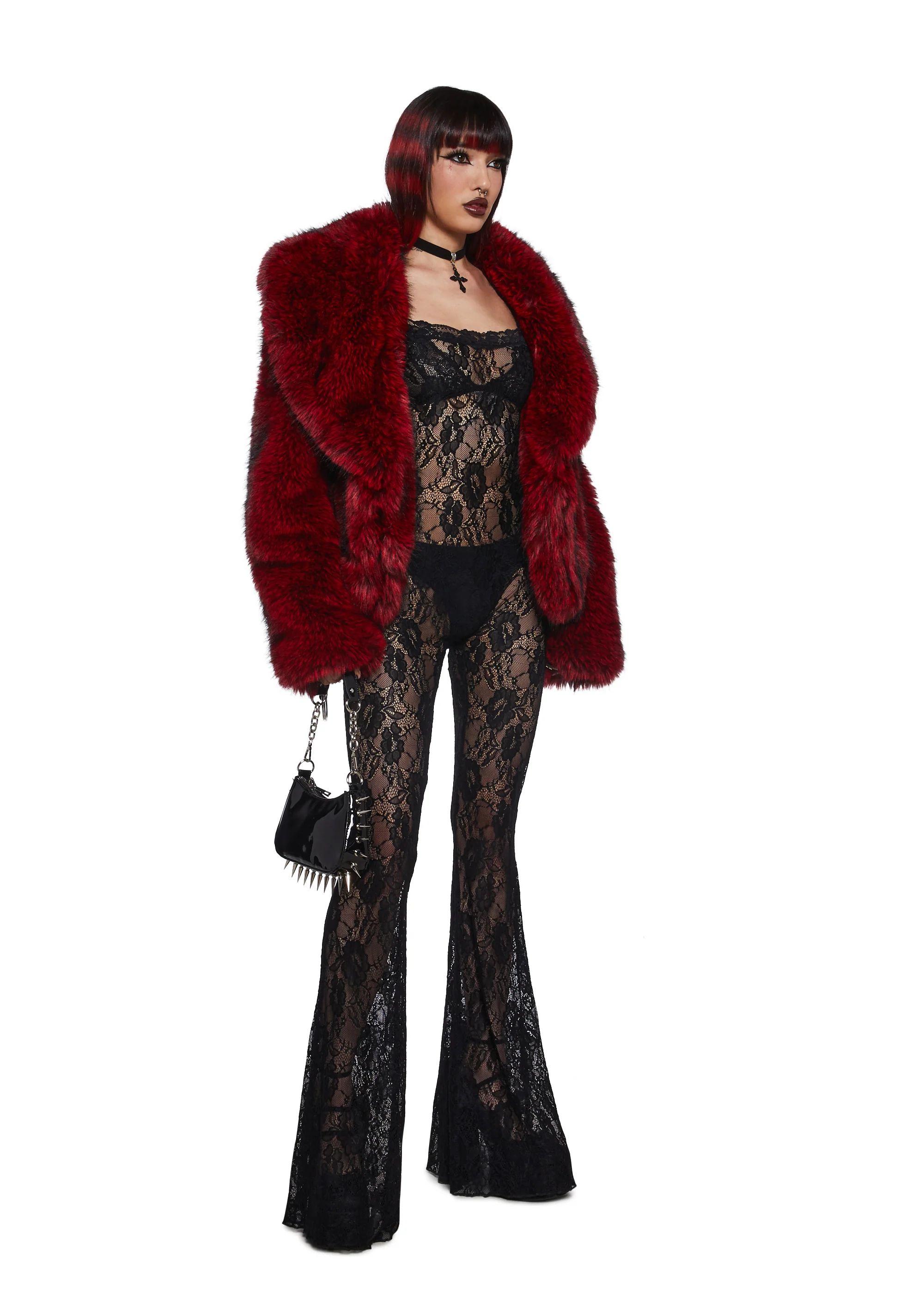 Enraptured Nightfall Lace Jumpsuit - Image 6