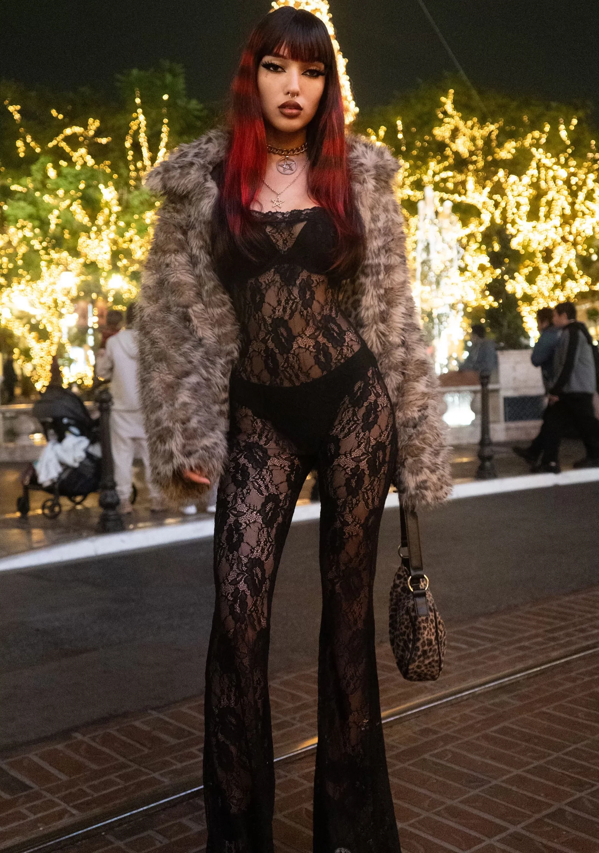 Enraptured Nightfall Lace Jumpsuit - Image 8
