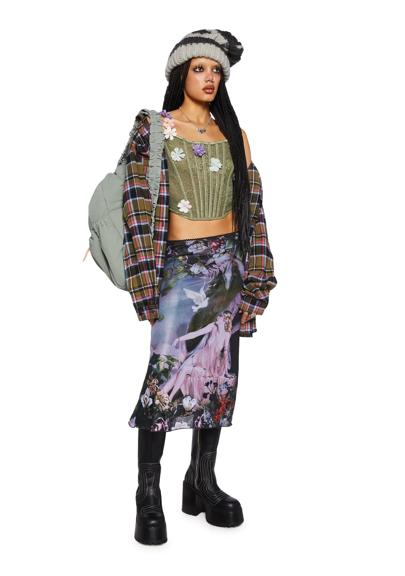 Enticing Realms Midi Skirt - Image 2