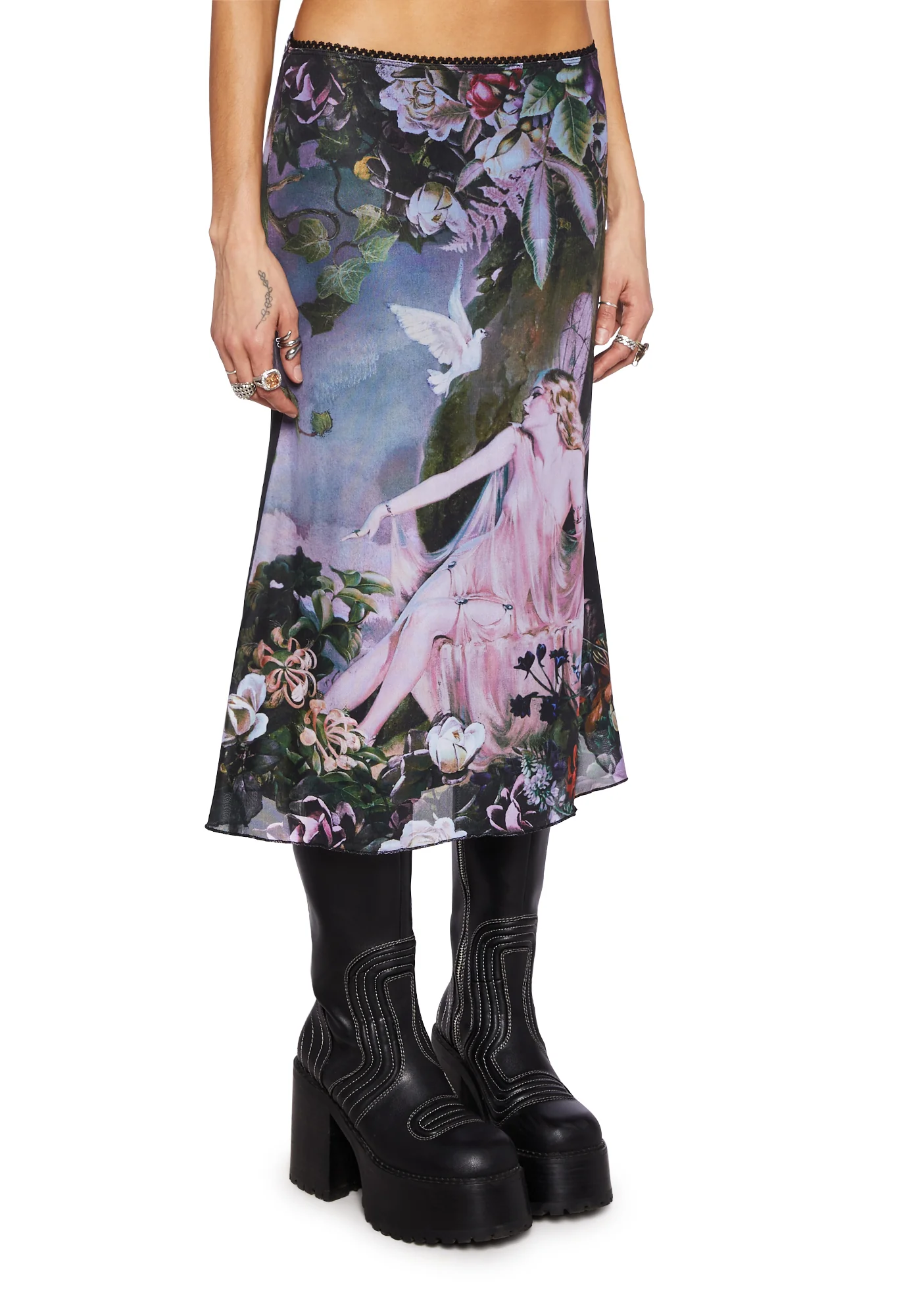 Enticing Realms Midi Skirt - Image 3
