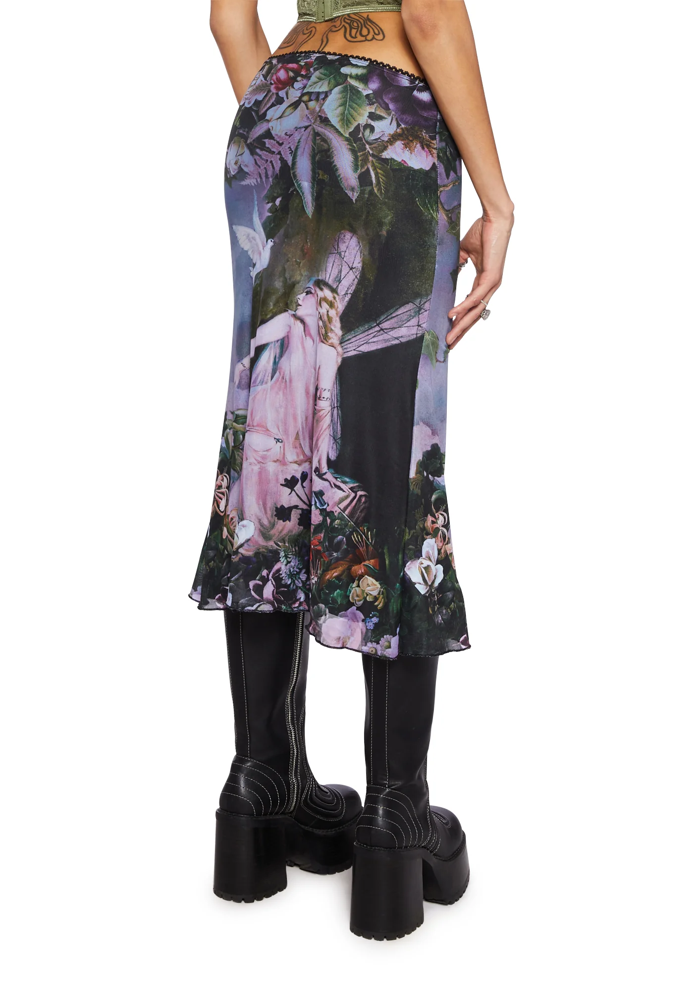 Enticing Realms Midi Skirt - Image 4