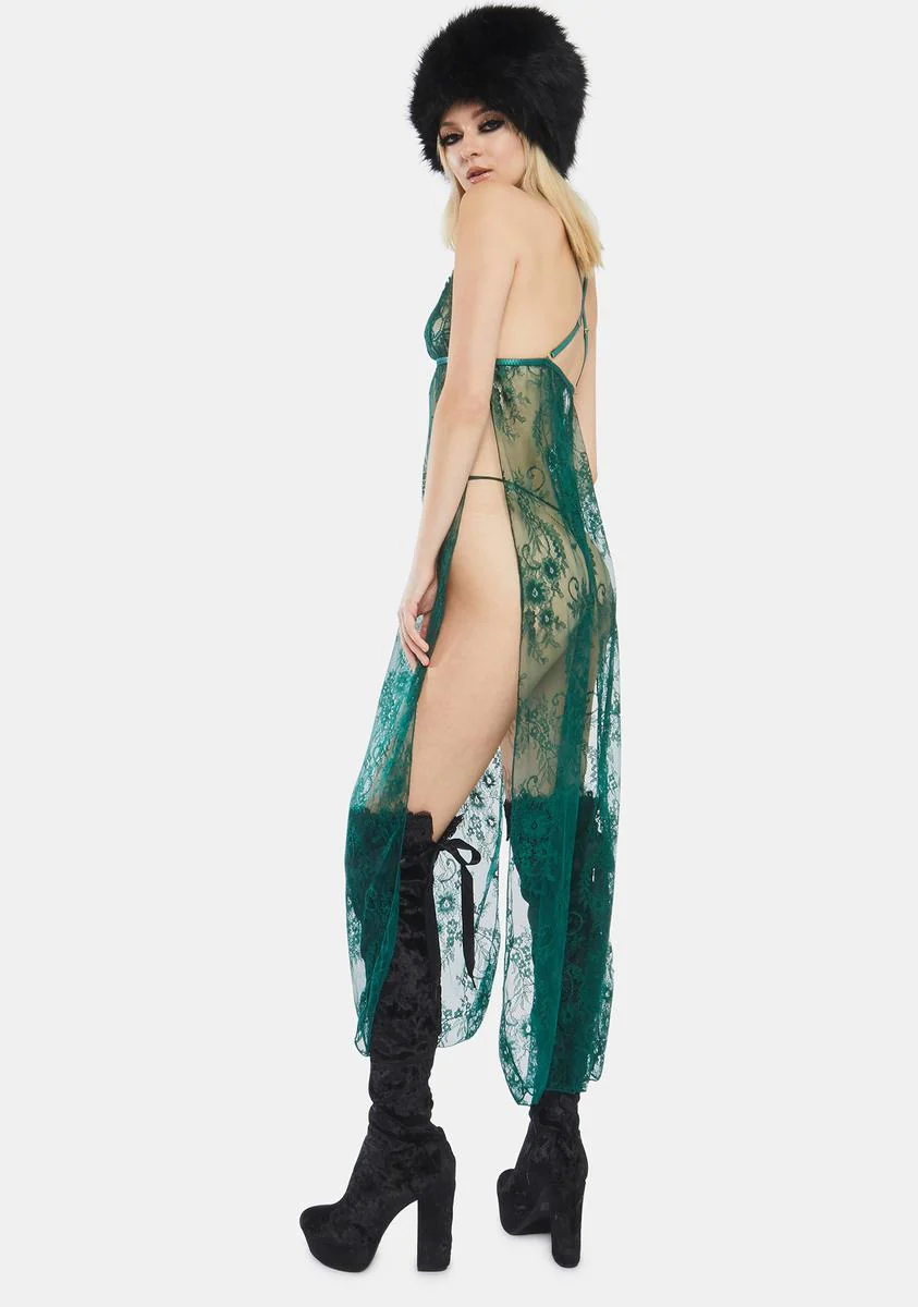 Envy My Love Sheer Gown Set - Image 4