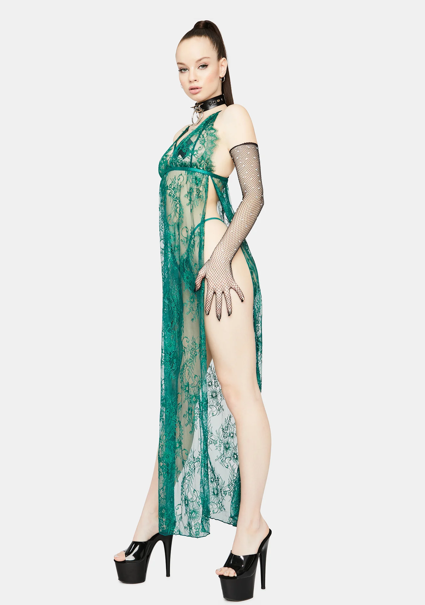 Envy My Love Sheer Gown Set - Image 7