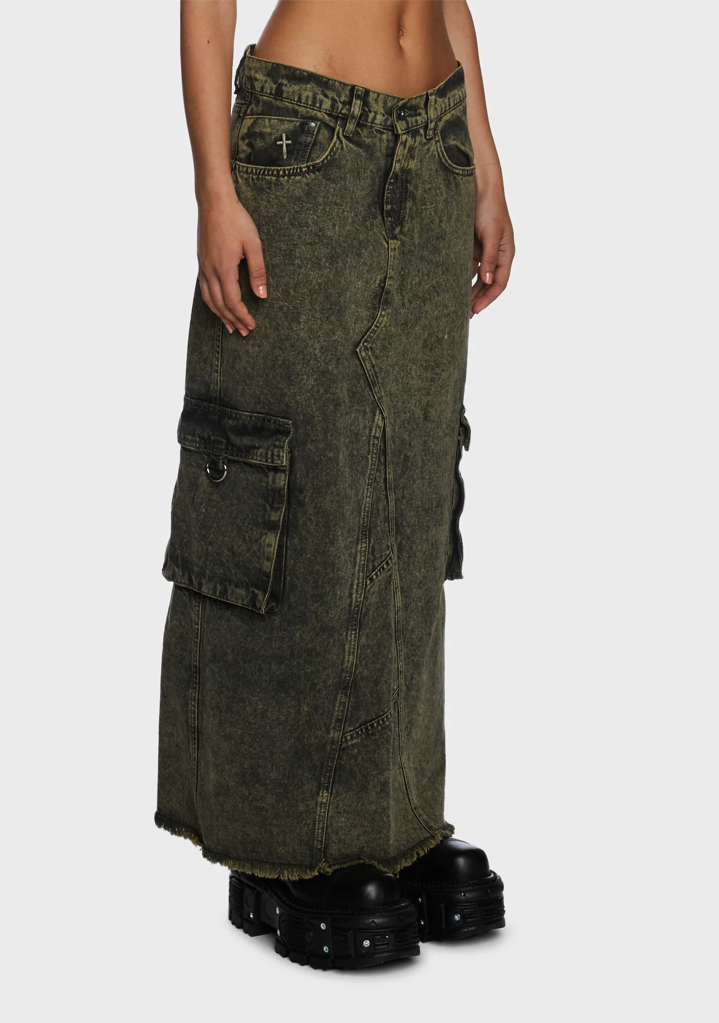 Enyo Denim Maxi Skirt - Image 3