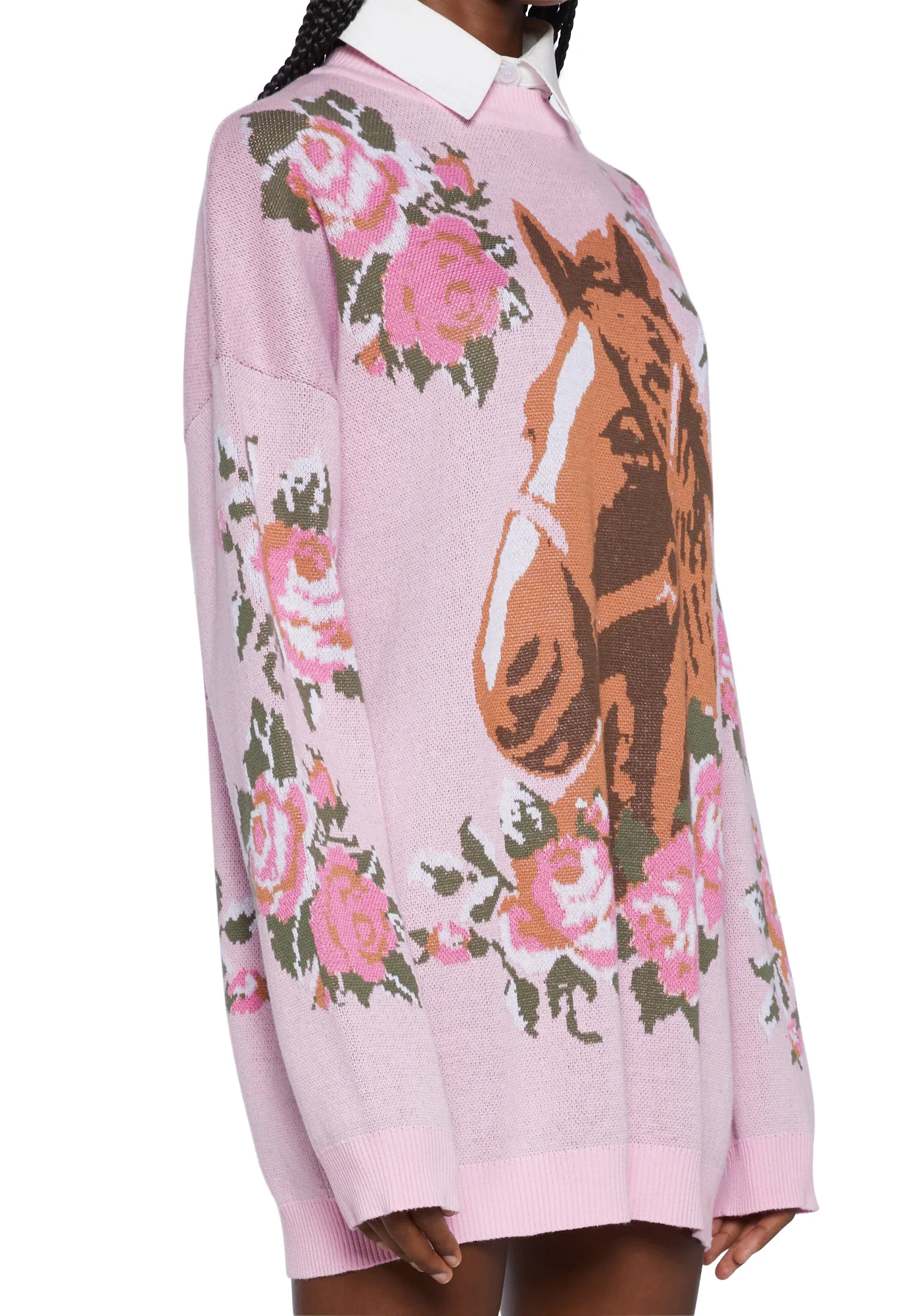 Equestrian Club Oversized Sweater - Image 2