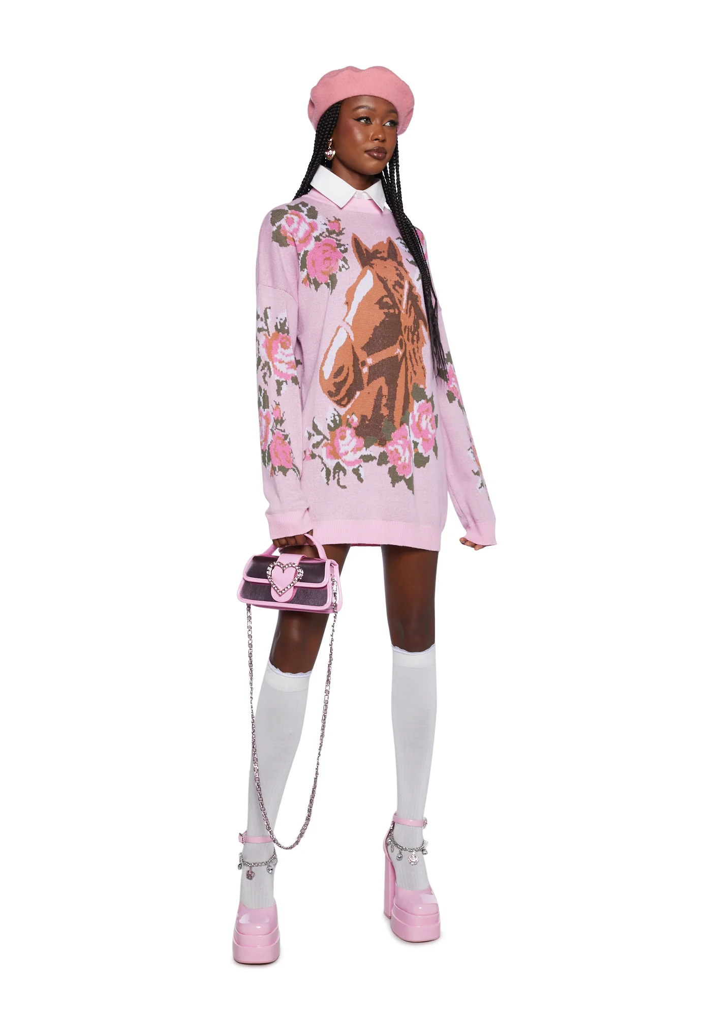 Equestrian Club Oversized Sweater - Image 4