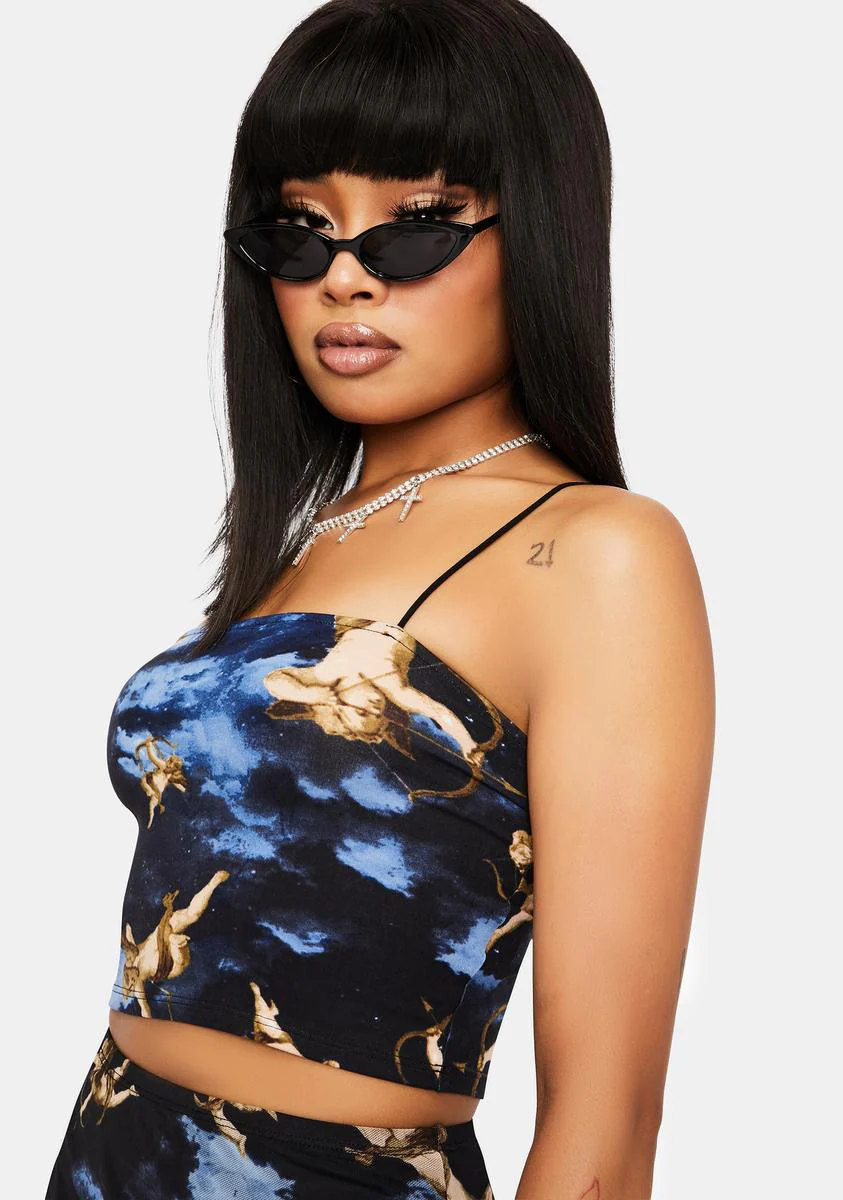 Eros Above Cupid Crop Tank - Image 2