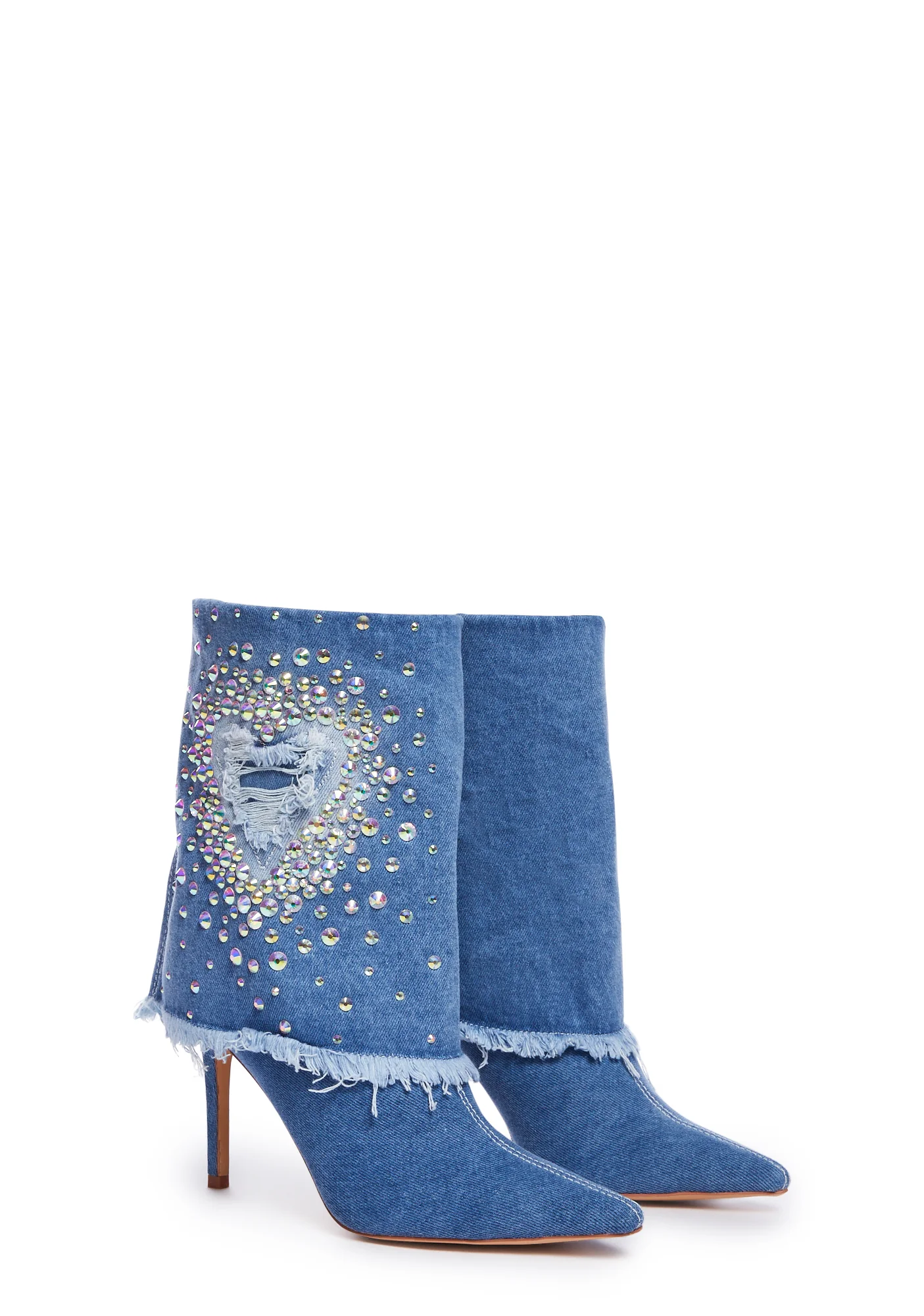 Esmeralda Denim Boots - Image 3