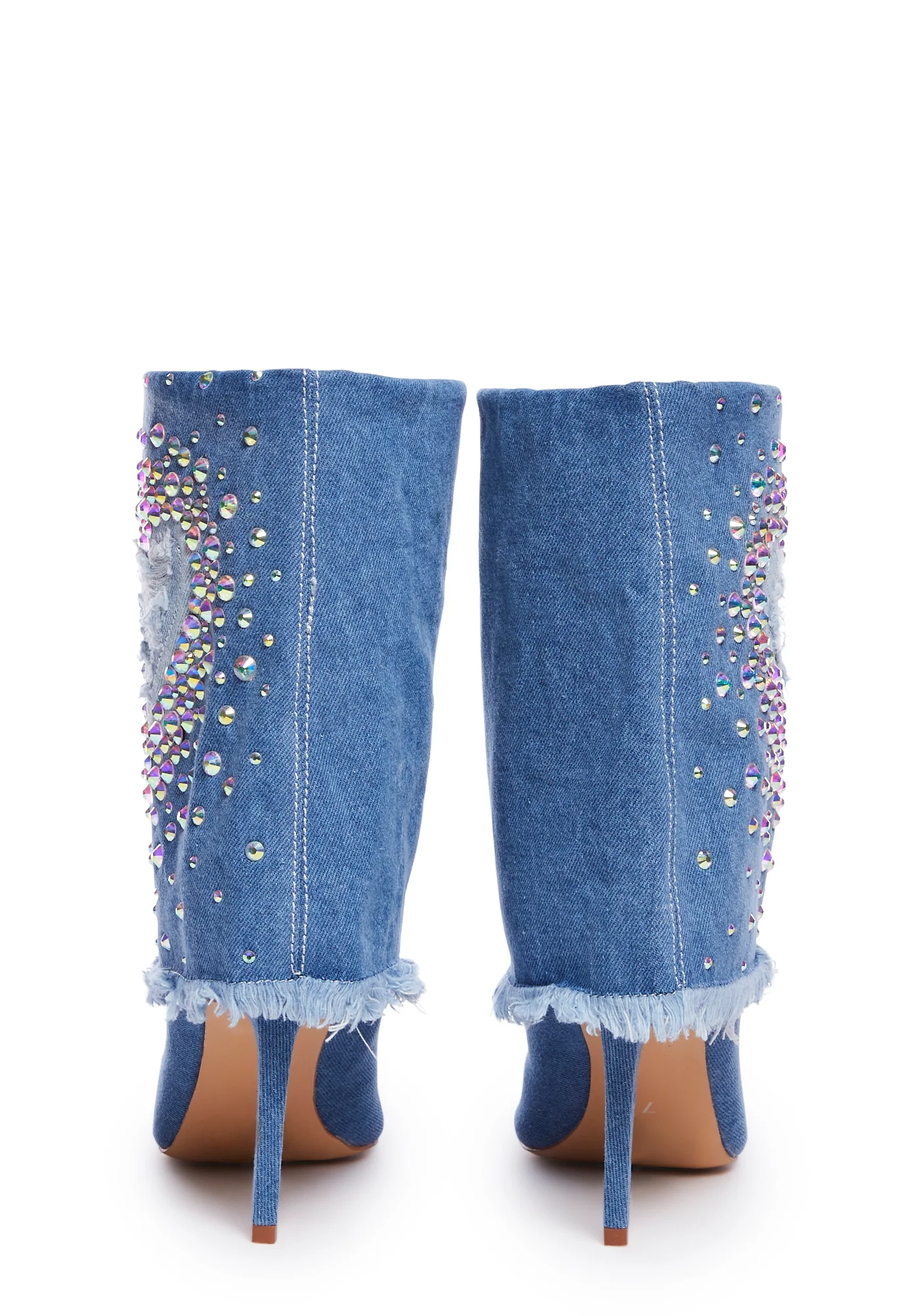 Esmeralda Denim Boots - Image 4
