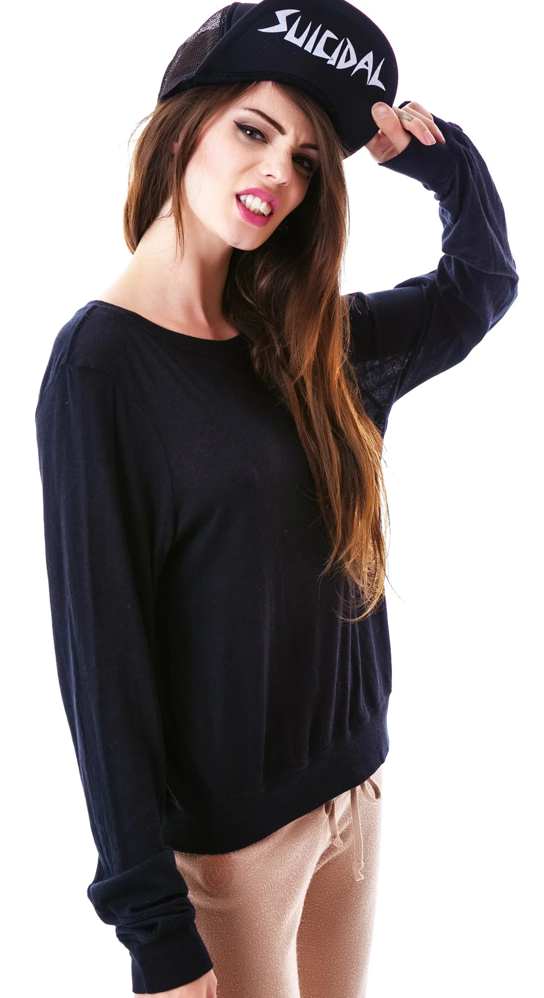 Essentials Baggy Beach Jumper - White - Image 10