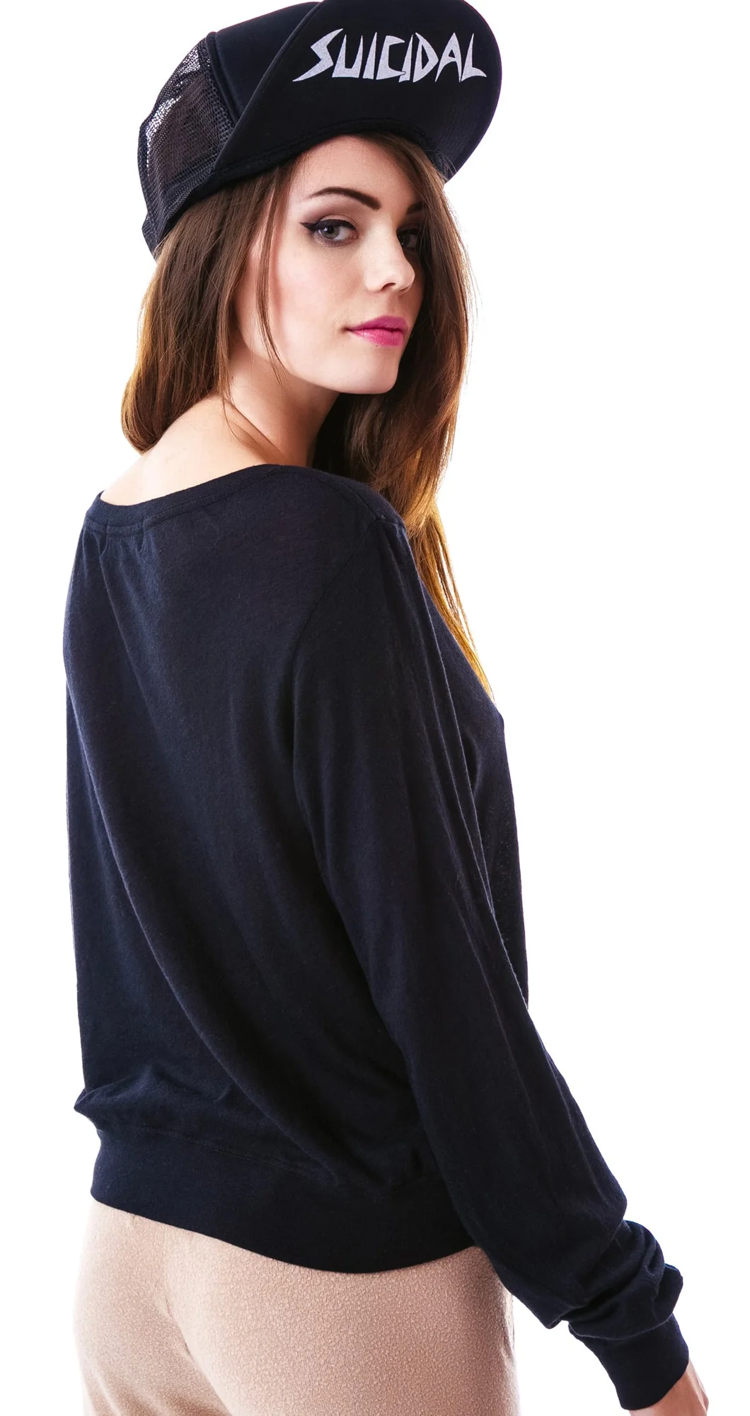 Essentials Baggy Beach Jumper - White - Image 11