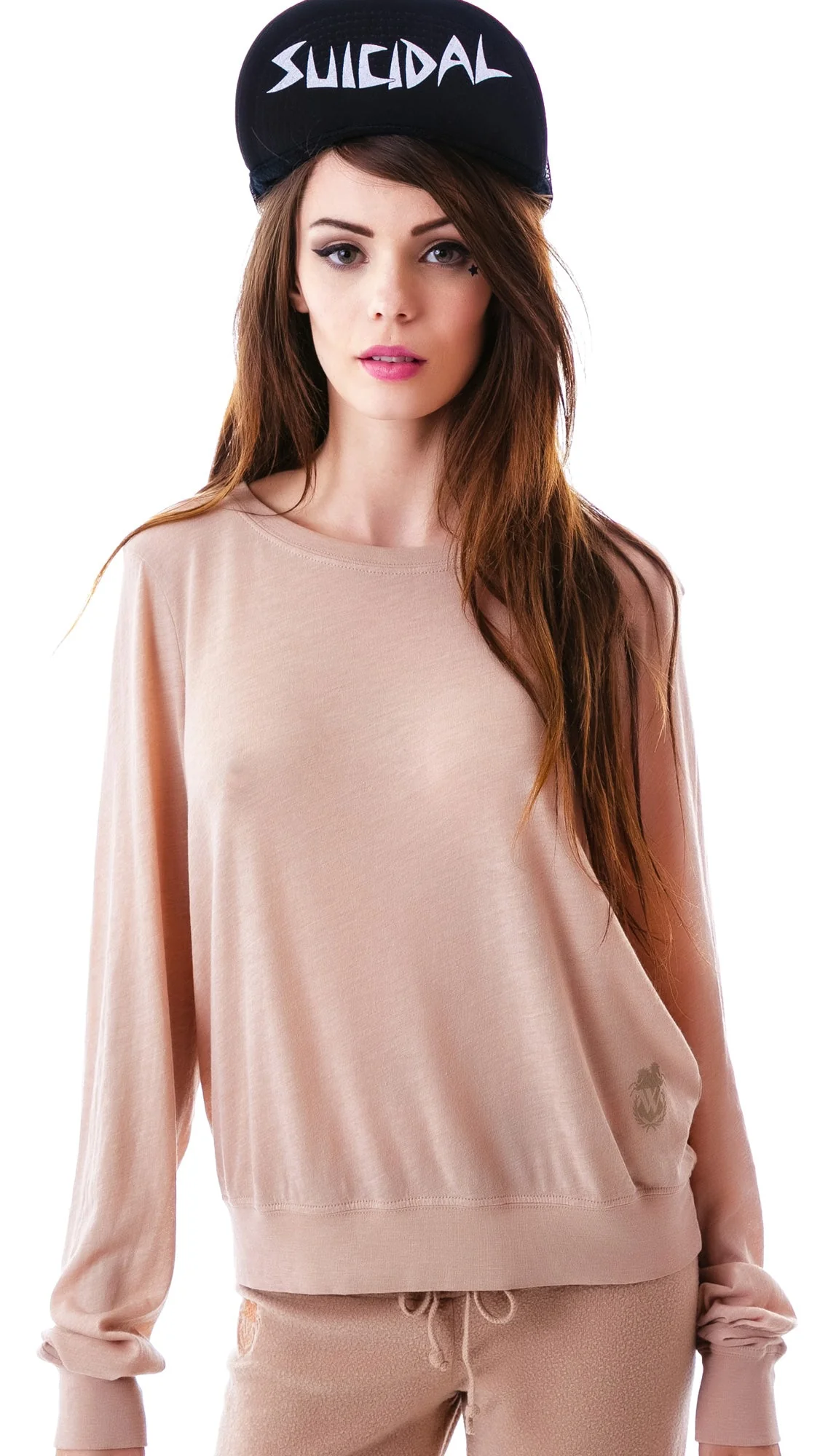 Essentials Baggy Beach Jumper - White - Image 5