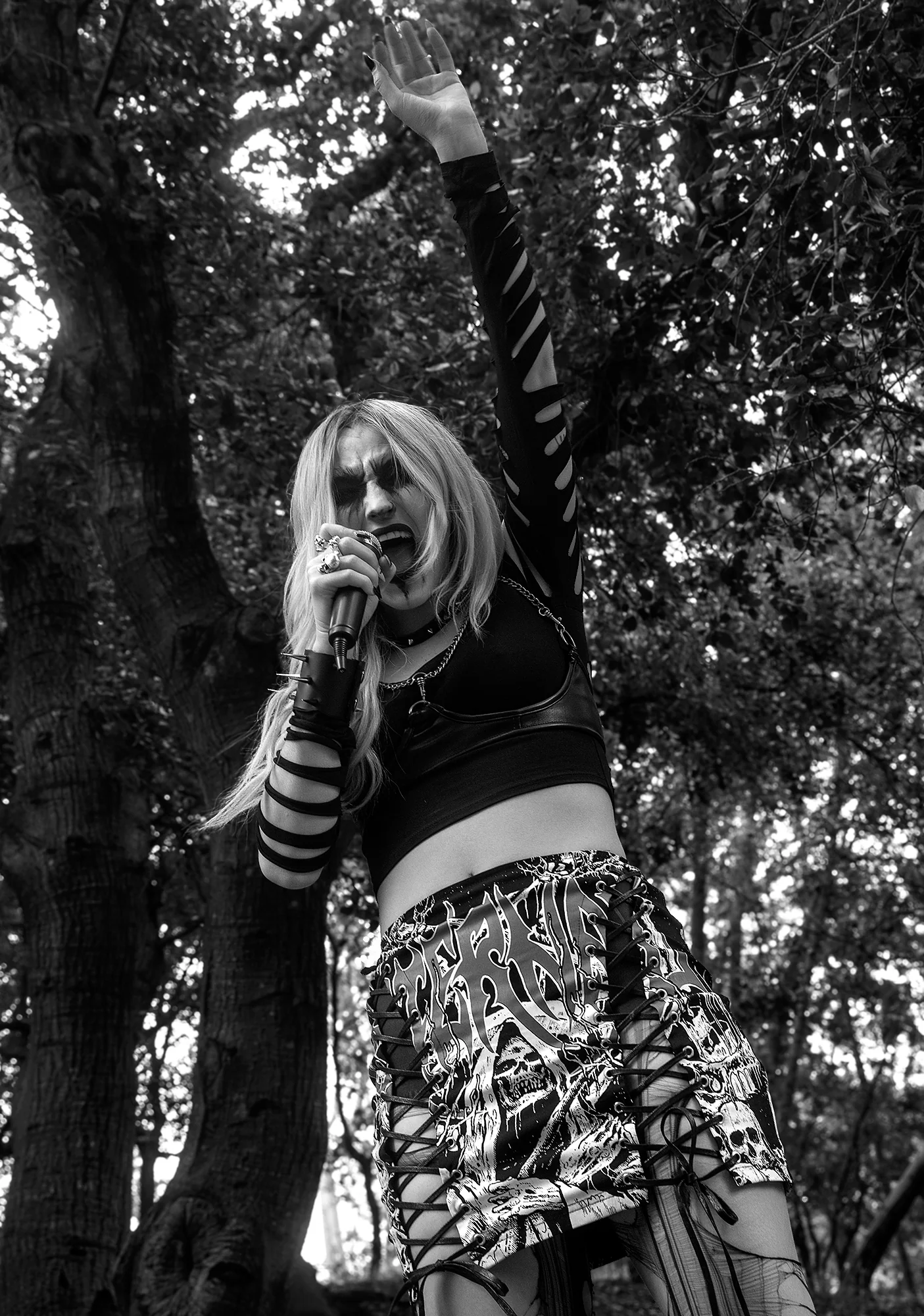 Eternal Damnation Graphic Skirt - Image 5