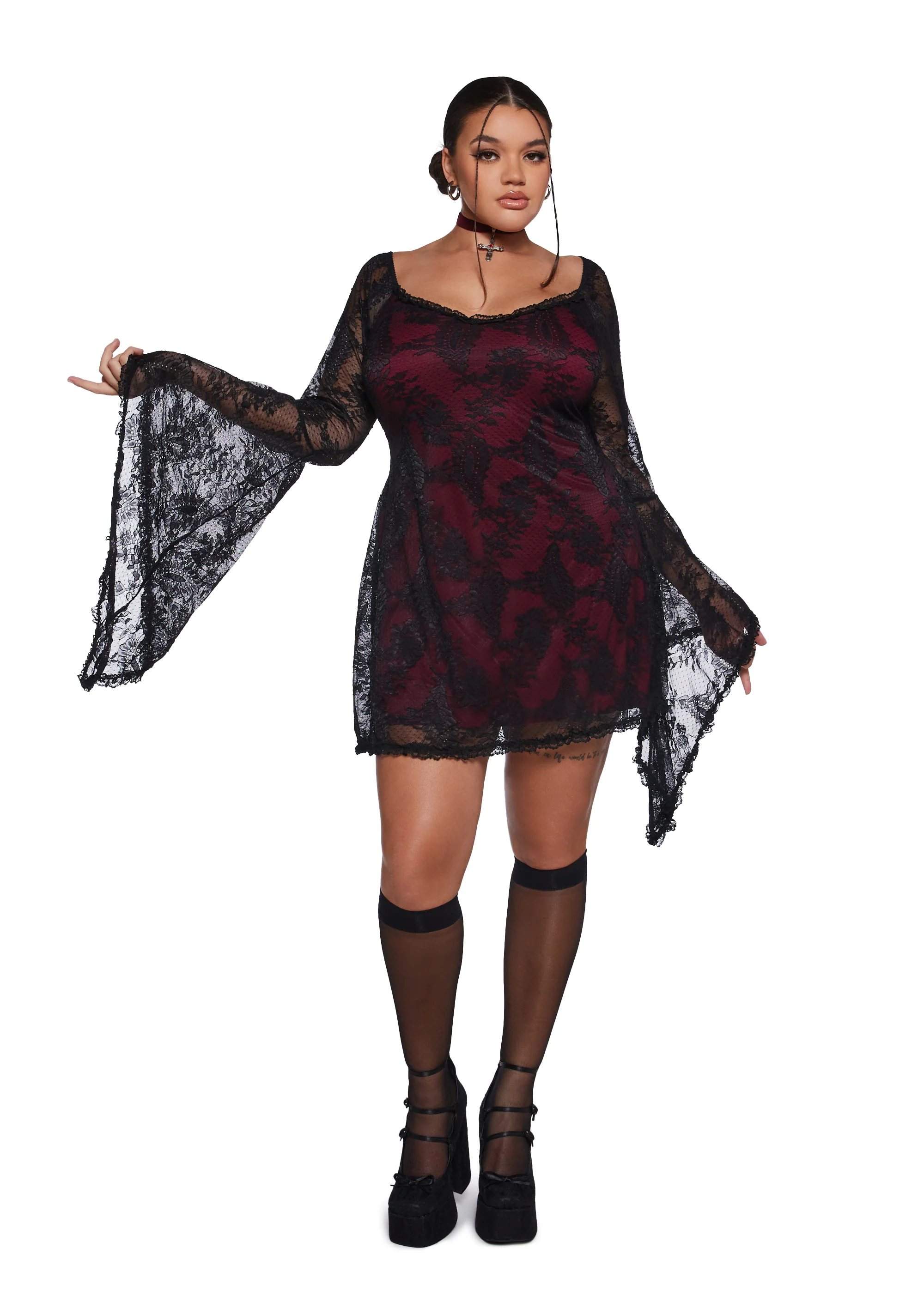 Eternal Devotion Lace Dress - Image 9