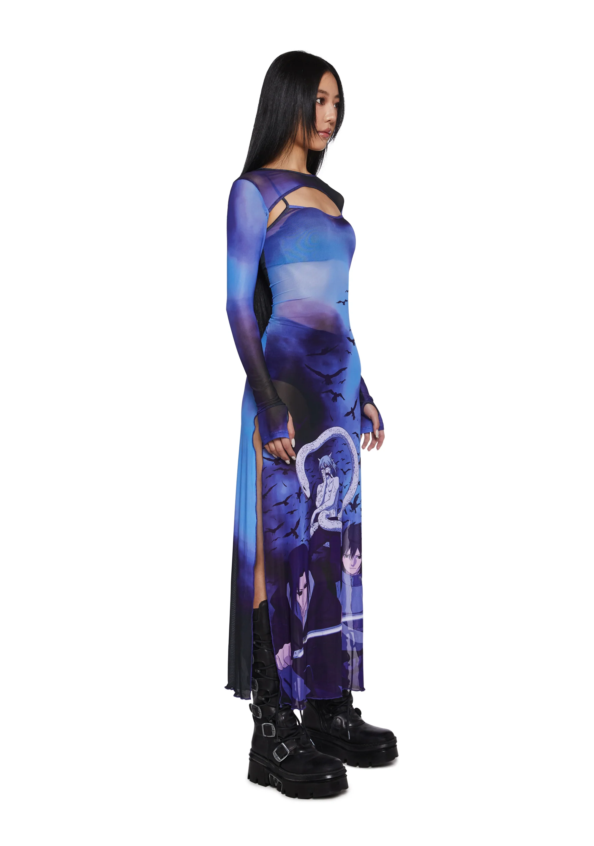 Eternal Reflection Maxi Dress And Shrug Set - Image 3