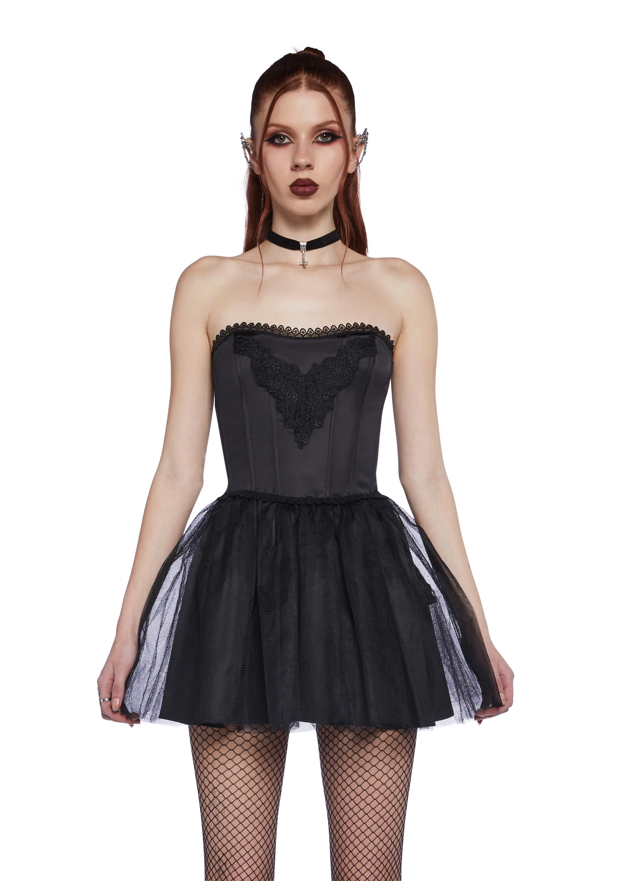 Eternal Sacrifice Mini Dress - Black - Image 6