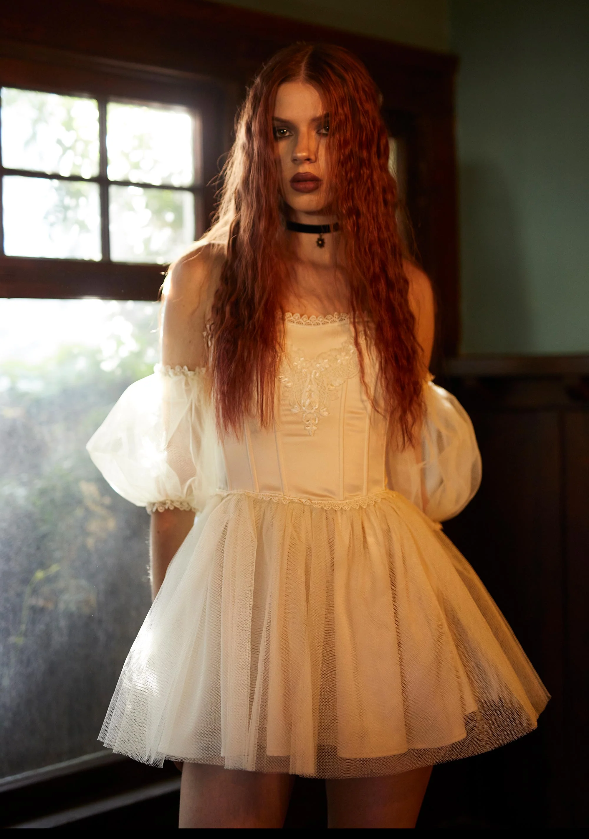Eternal Sacrifice Mini Dress - White - Image 8