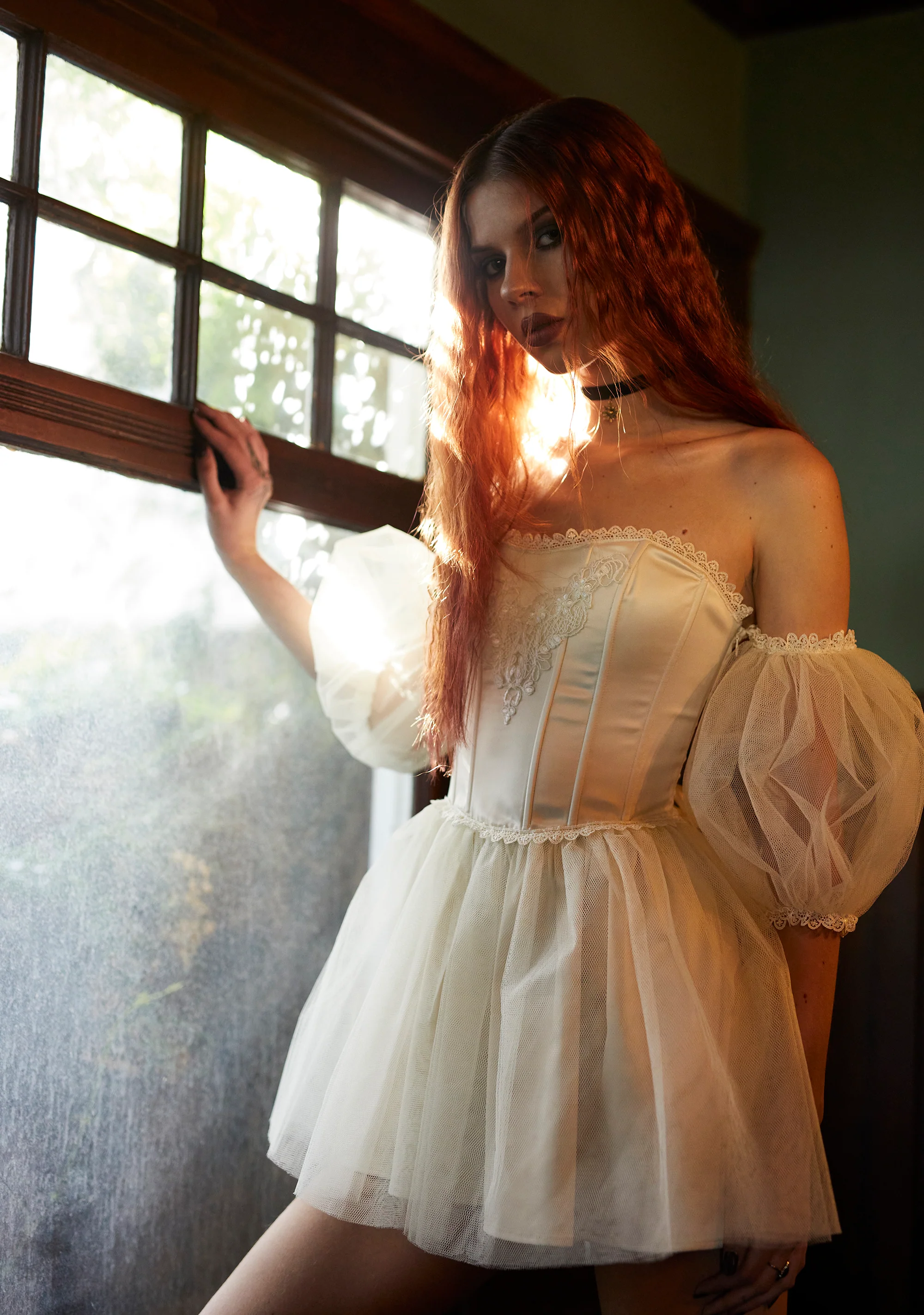 Eternal Sacrifice Mini Dress - White - Image 9