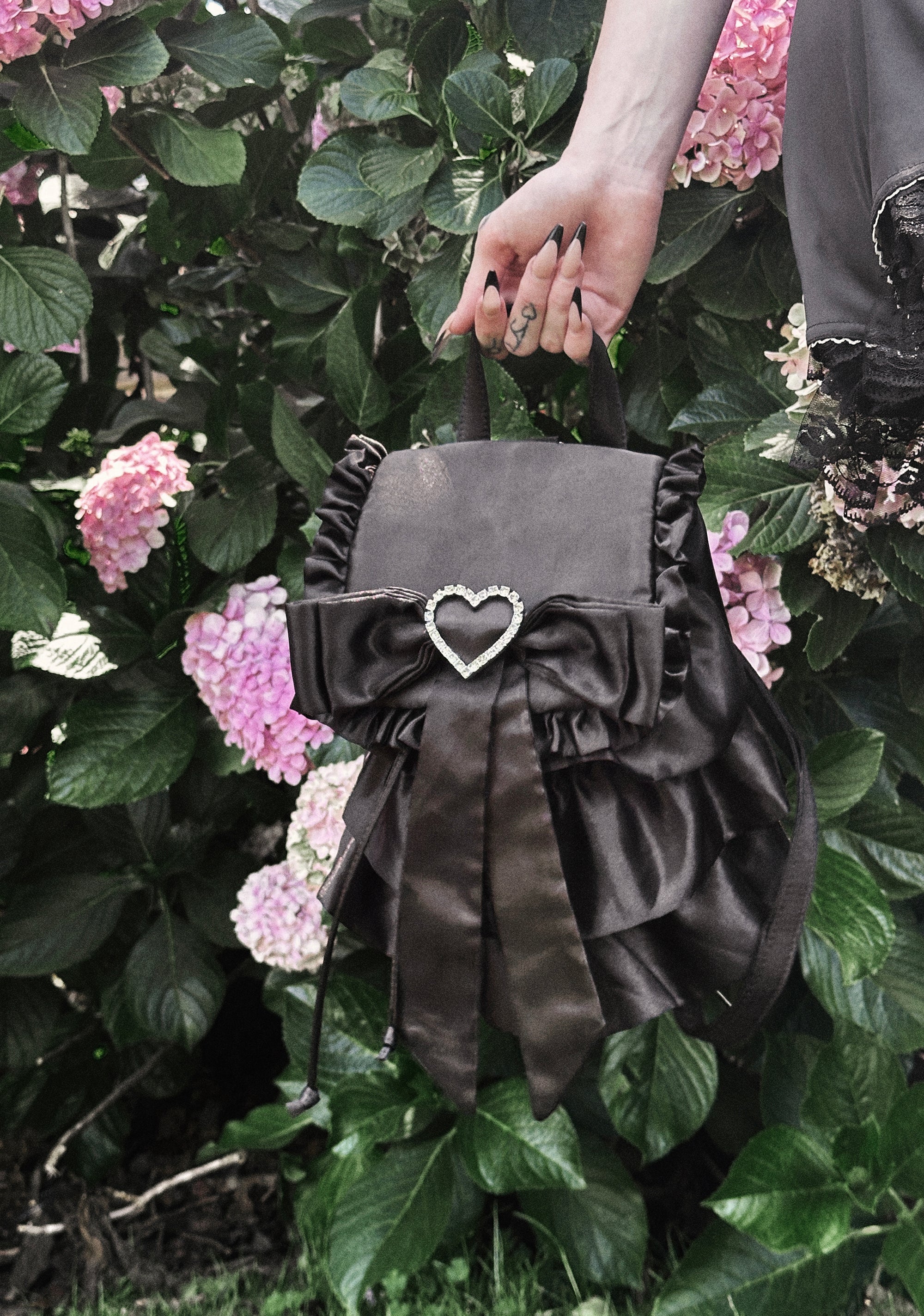 Preppy Plot Mini Backpack - Black - Image 6