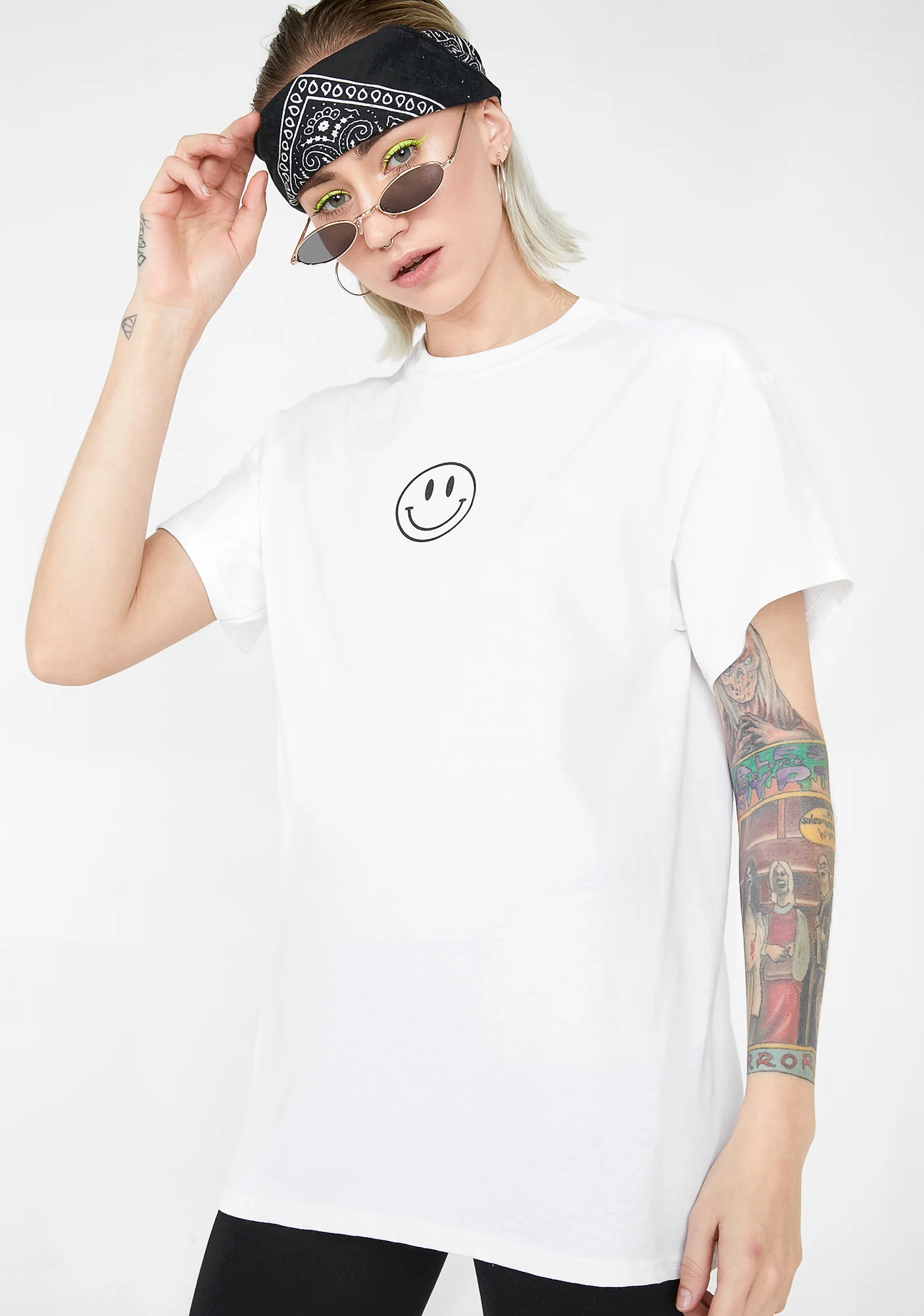 Everything Will Be Ok Smiley Tee - Image 2