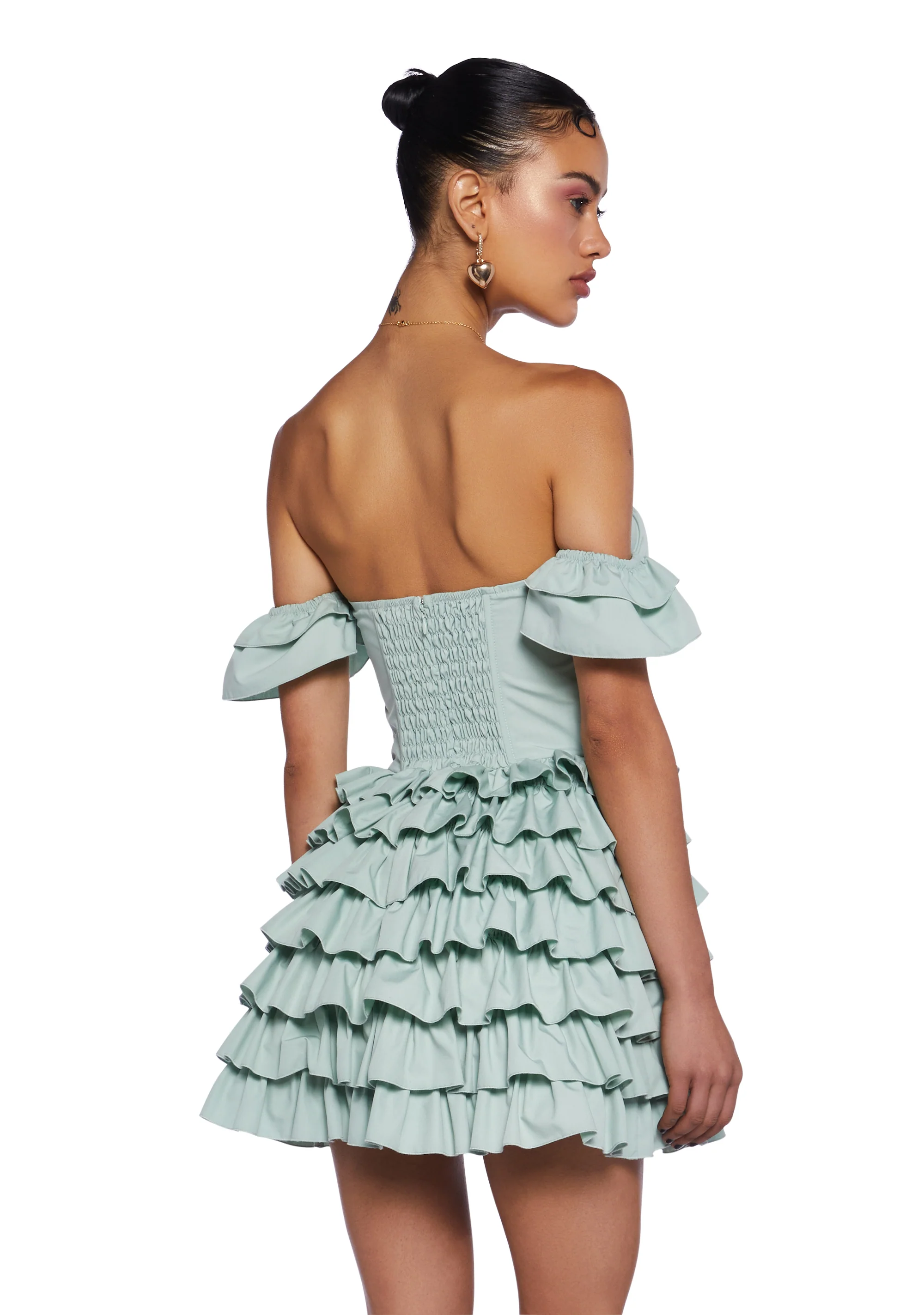 Exchanging Love Letters Mini Dress - Image 4