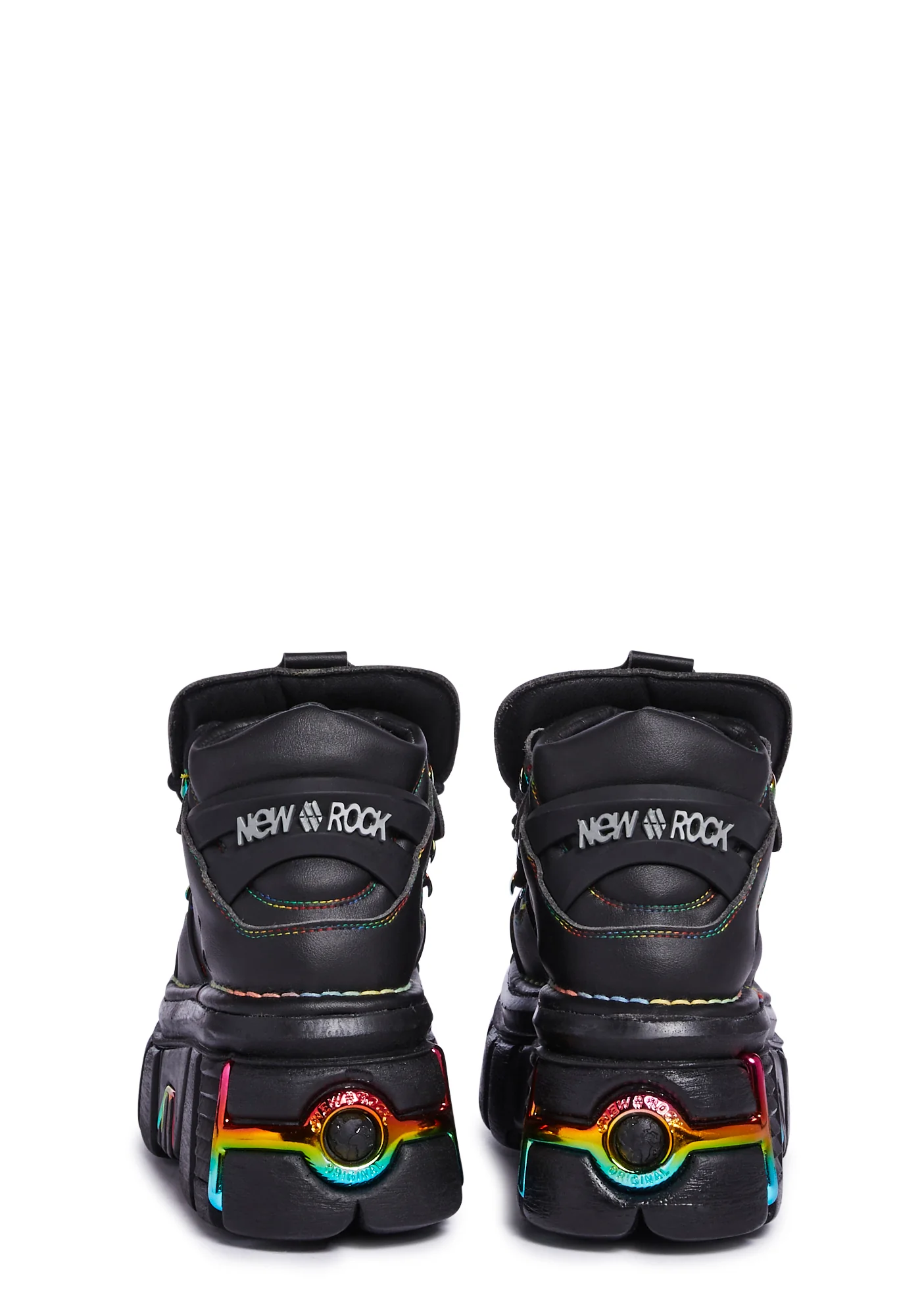 Dolls Kill x New Rock Chromatic Short Boots - Image 4