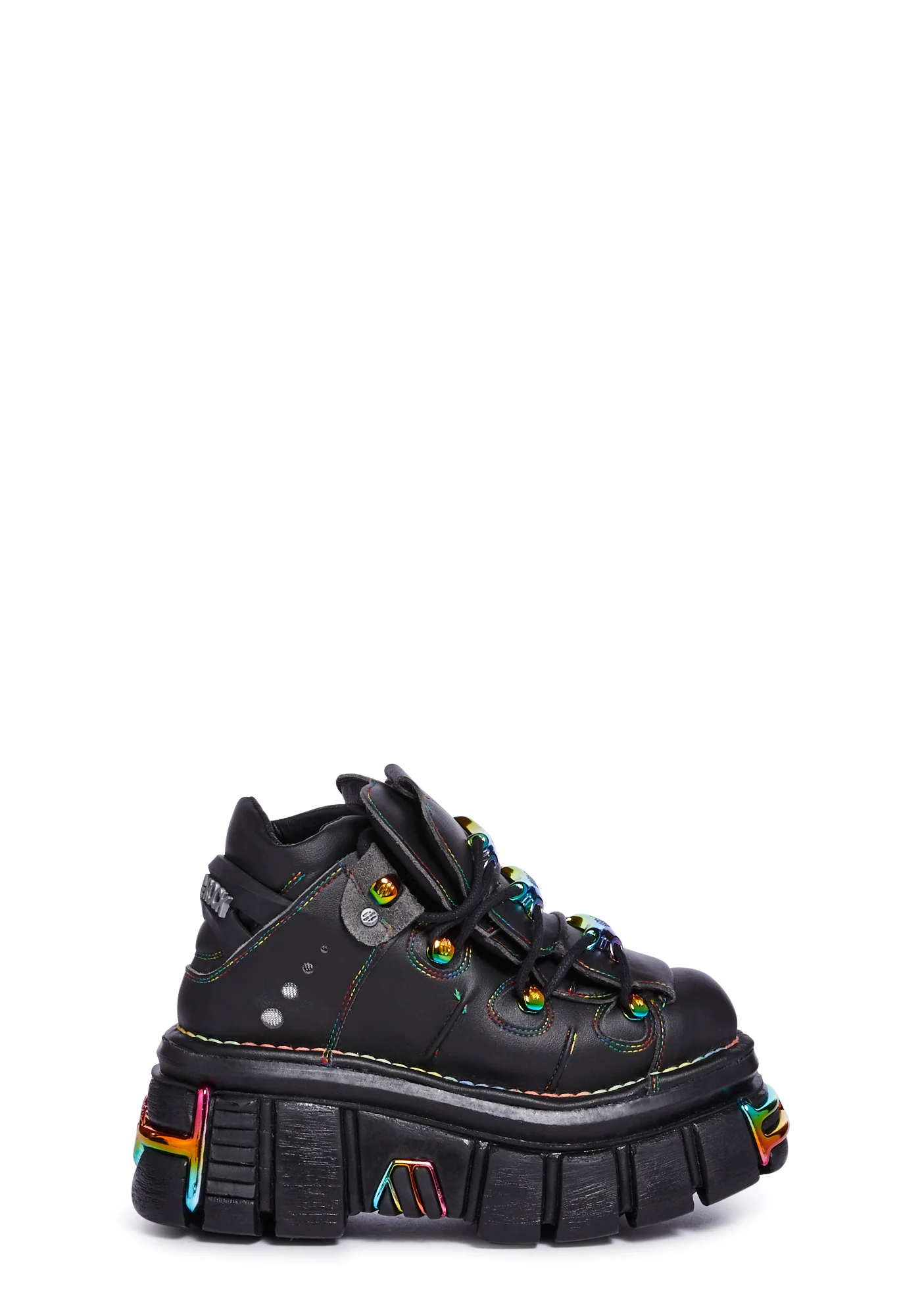 Dolls Kill x New Rock Chromatic Short Boots - Image 5
