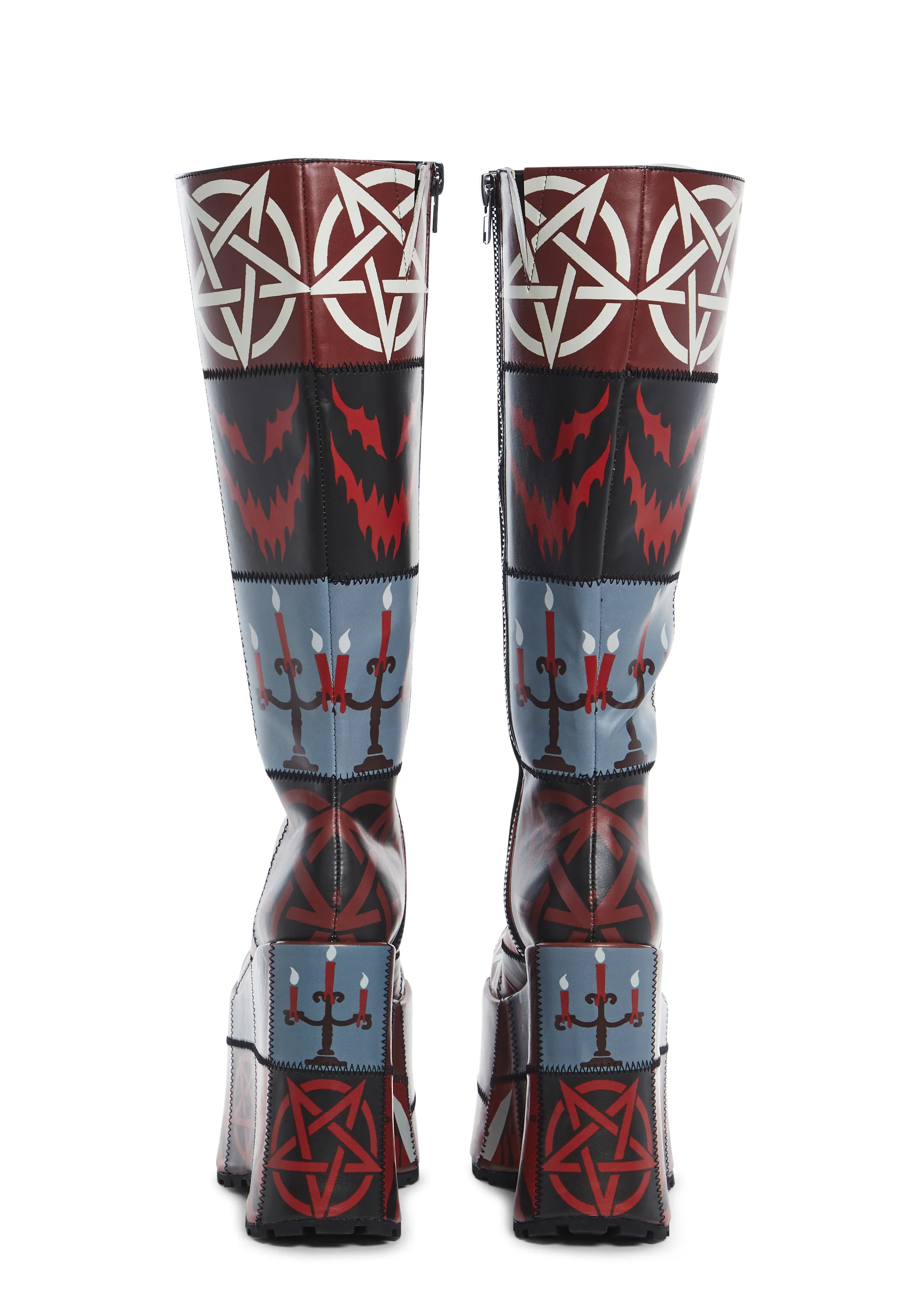Exercise Caution Platform Boots - Image 4