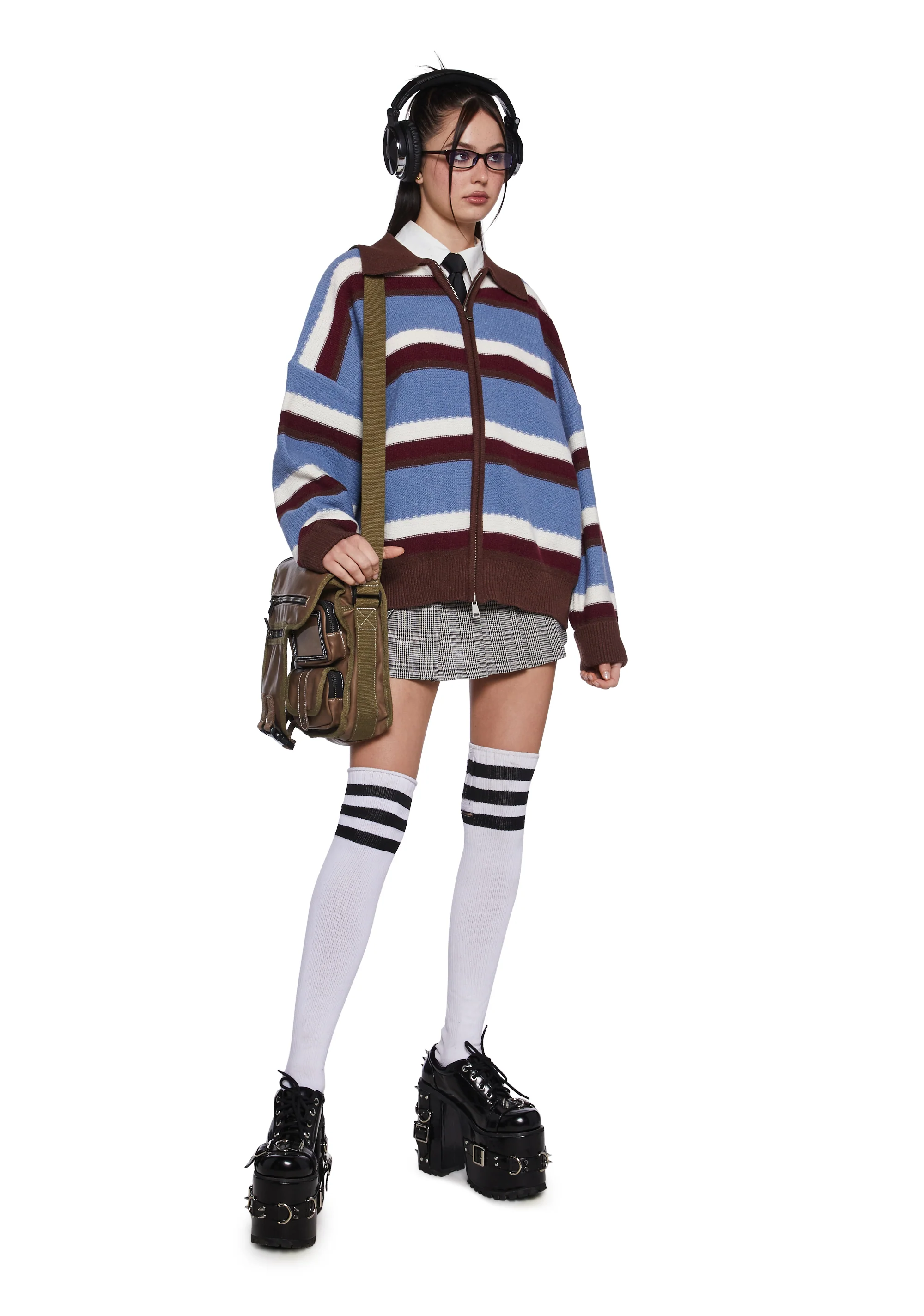 Existential Time Crisis Zip-Up Cardigan - Image 2