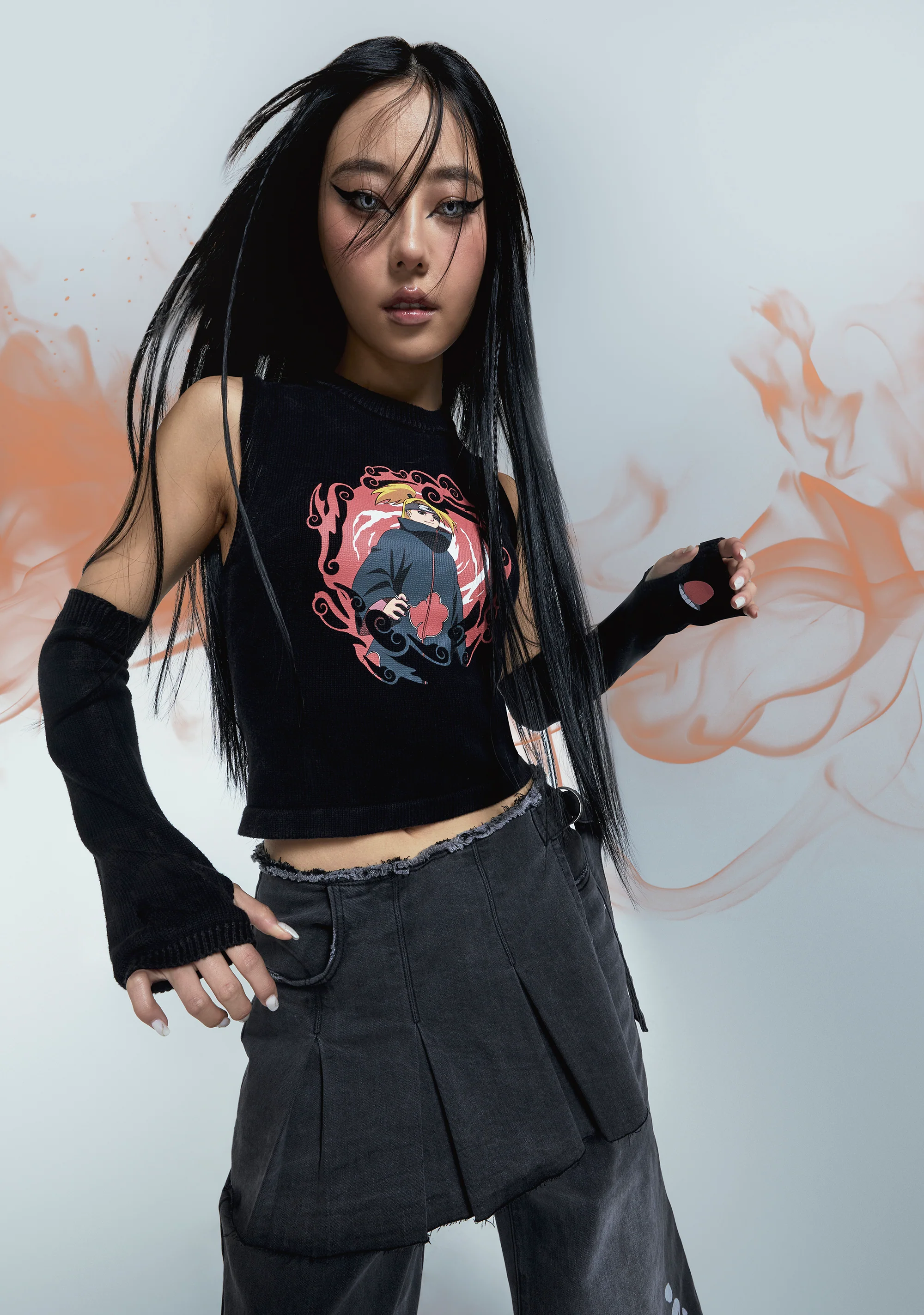 Explosive Art Top And Arm Warmers Set - Image 8