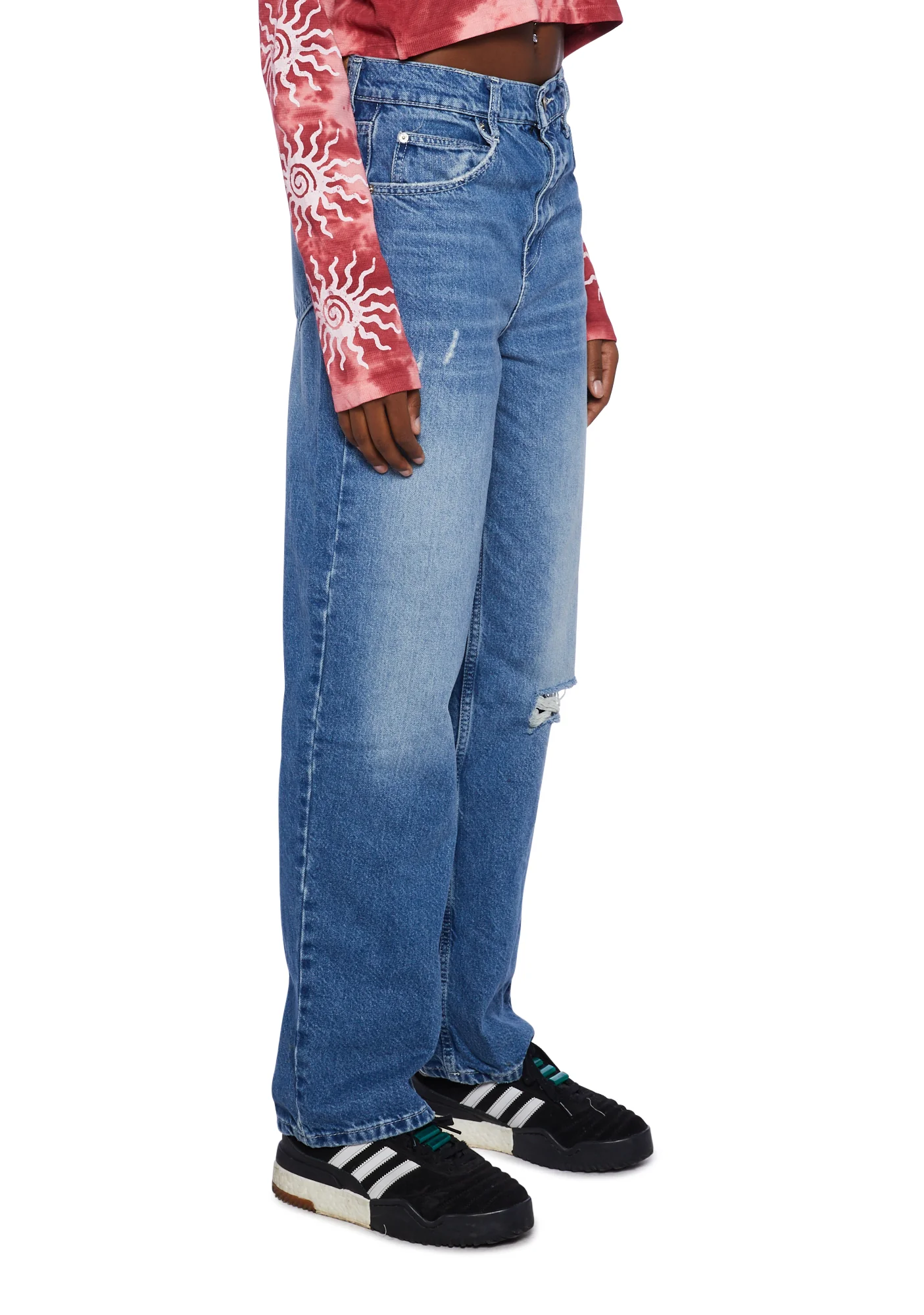 Extreme Rip Boyfriend Jeans - Image 3