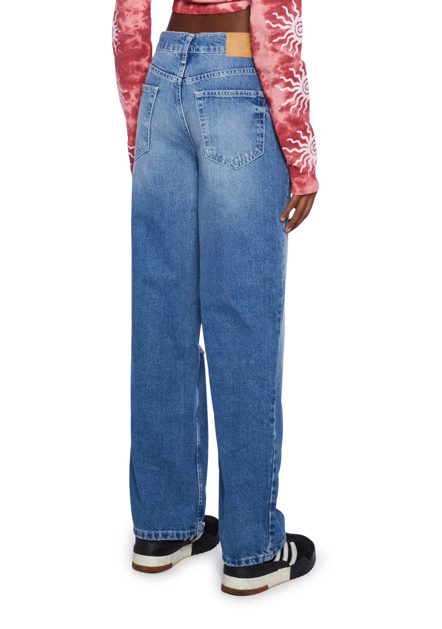 Extreme Rip Boyfriend Jeans - Image 4