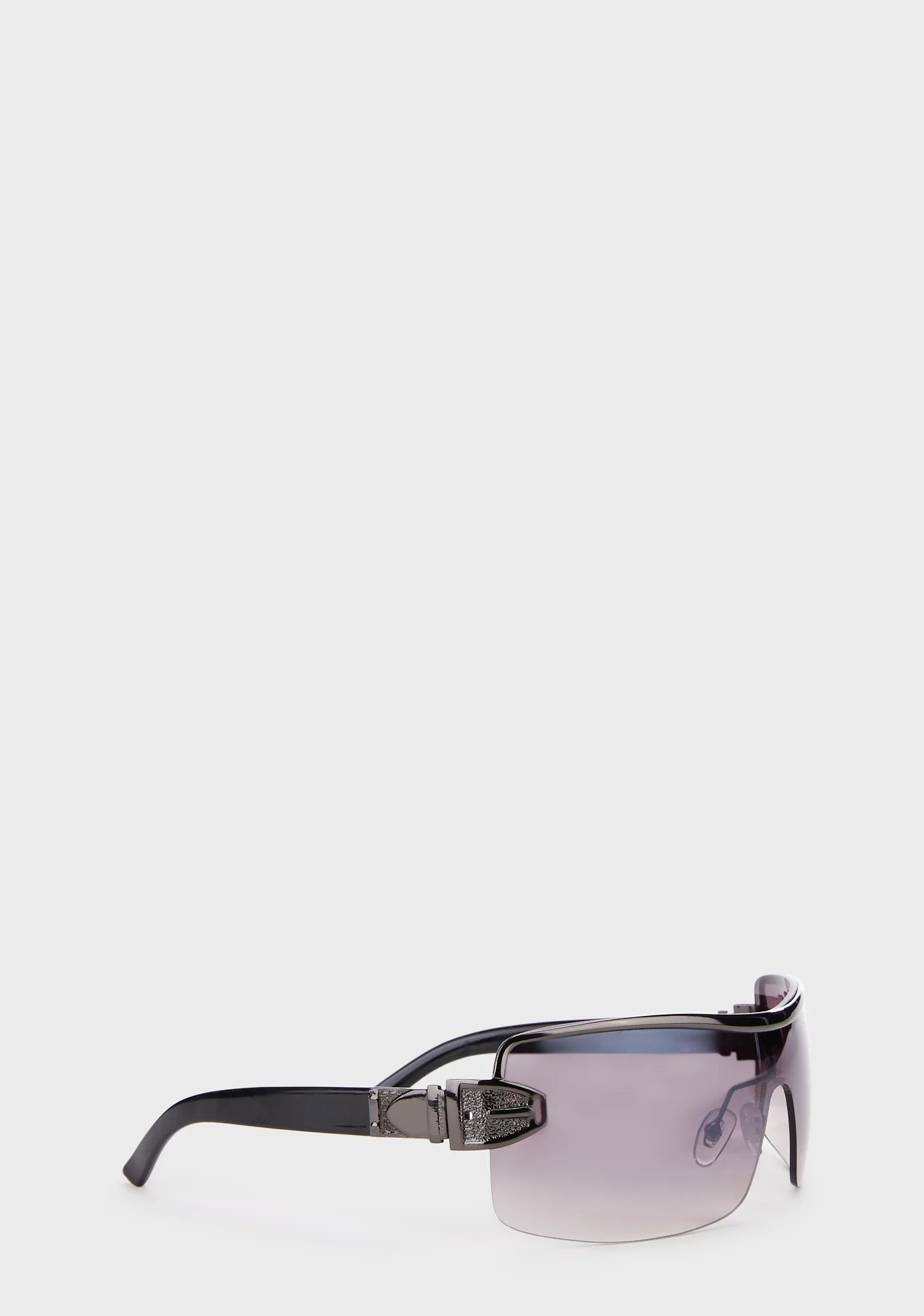 Eye Fair Shield Sunglasses - Black - Image 3