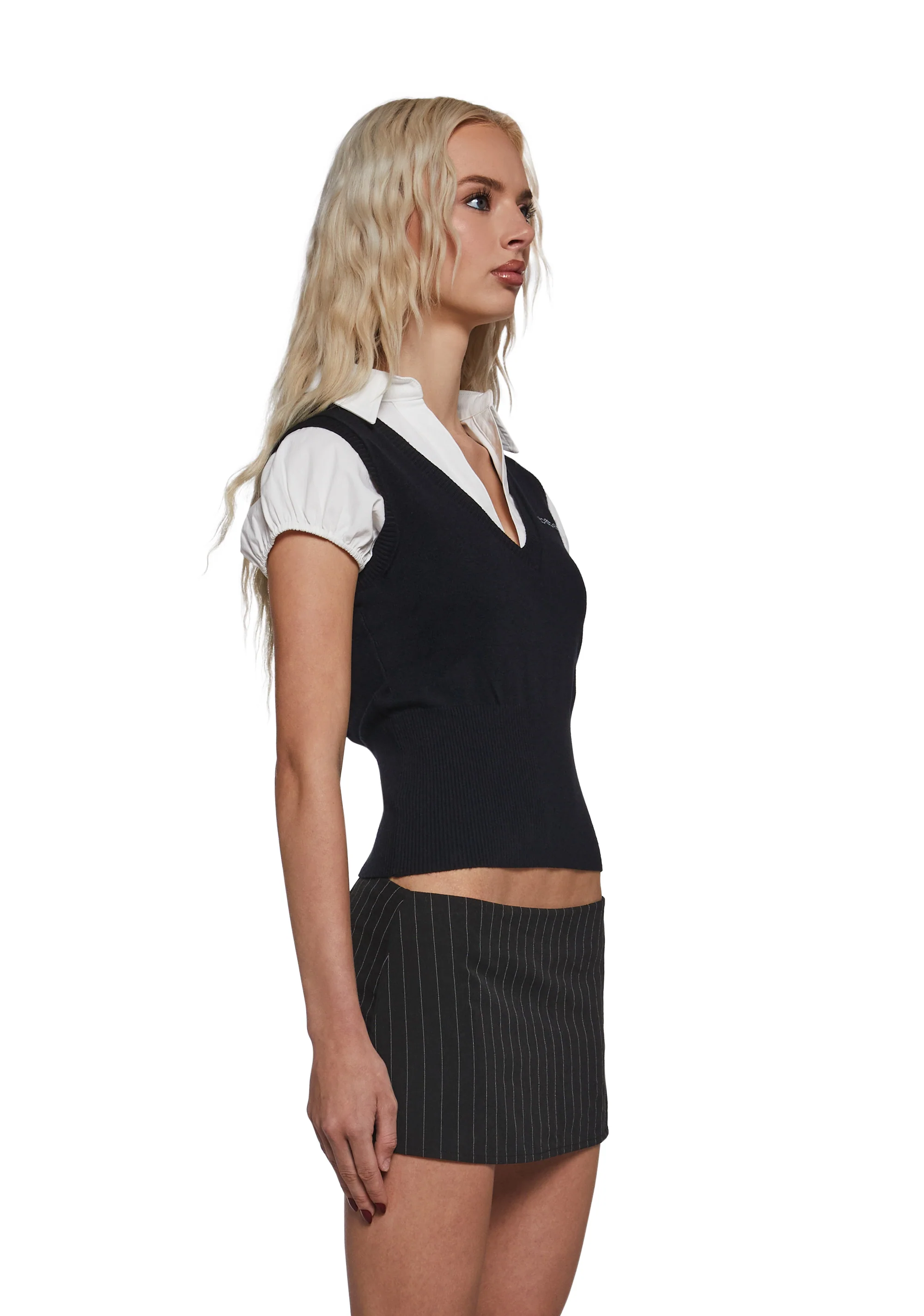 Collared Knit Sweater - Image 3