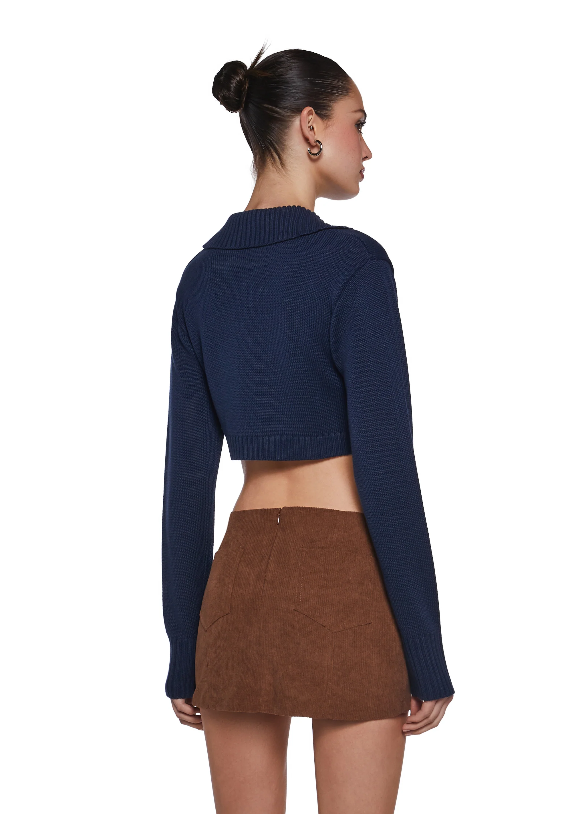 Share Notes Cable Knit Sweater - Image 4