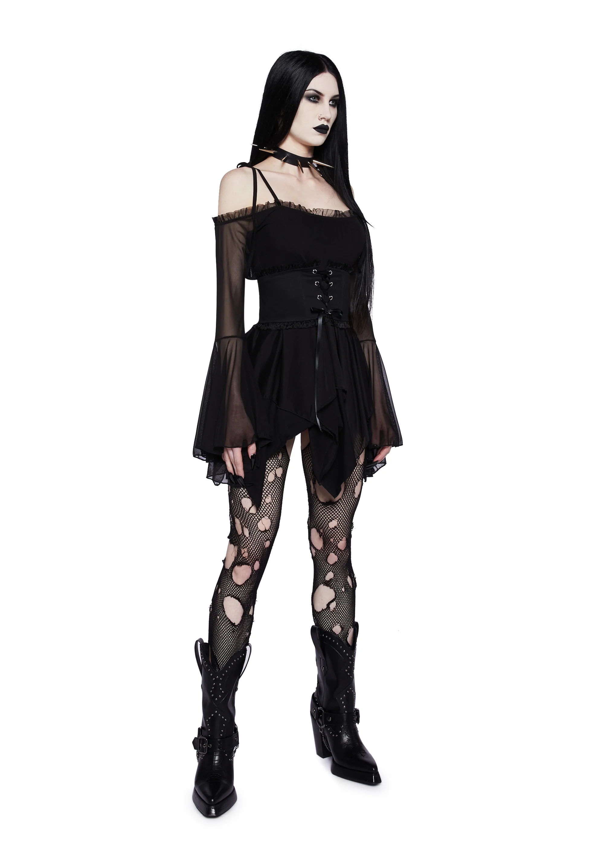 So Bewitching Corset Handkerchief Dress - Image 2
