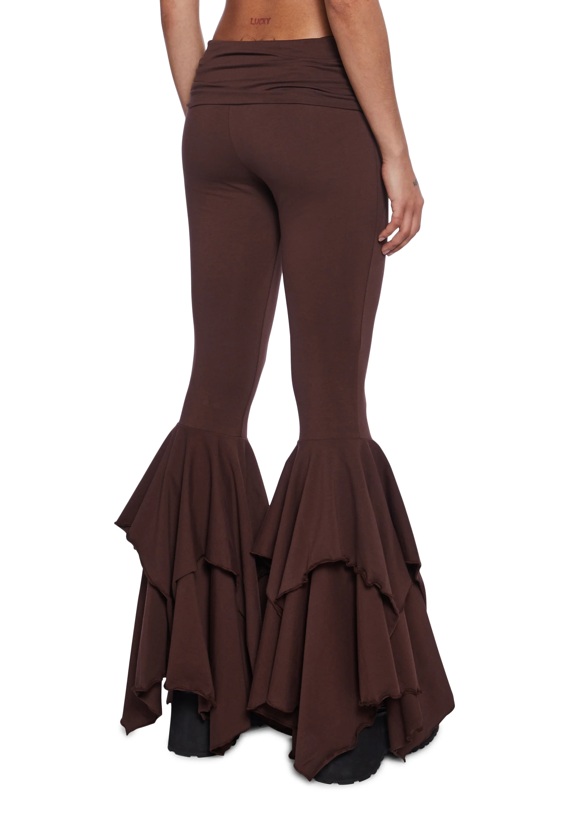F Is For Fairies™  Flare Pants - Brown - Image 4