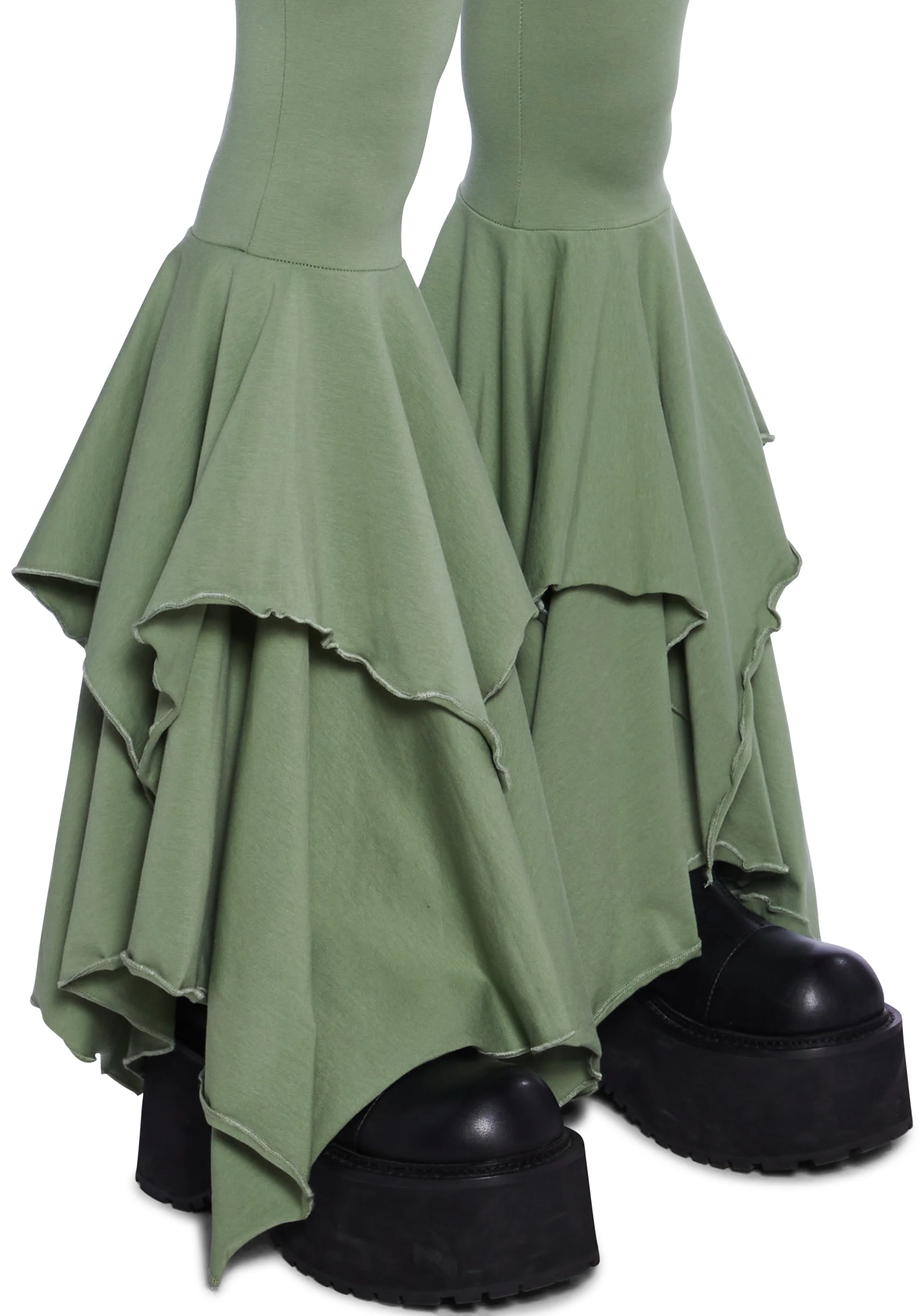 F Is For Fairies™  Flare Pants - Sage - Image 3