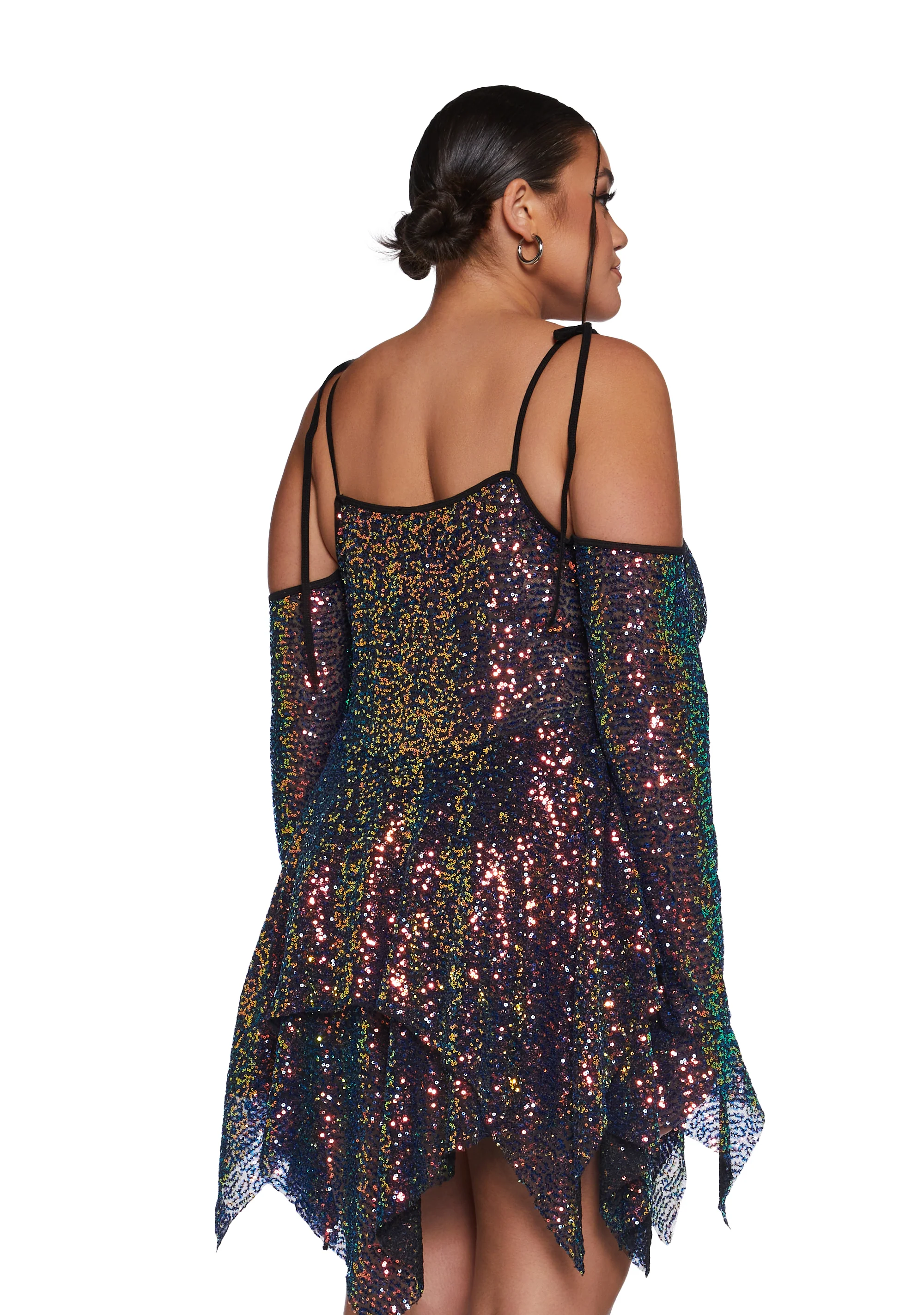 F is For Fairies Handkerchief Dress - Sequin - Image 7