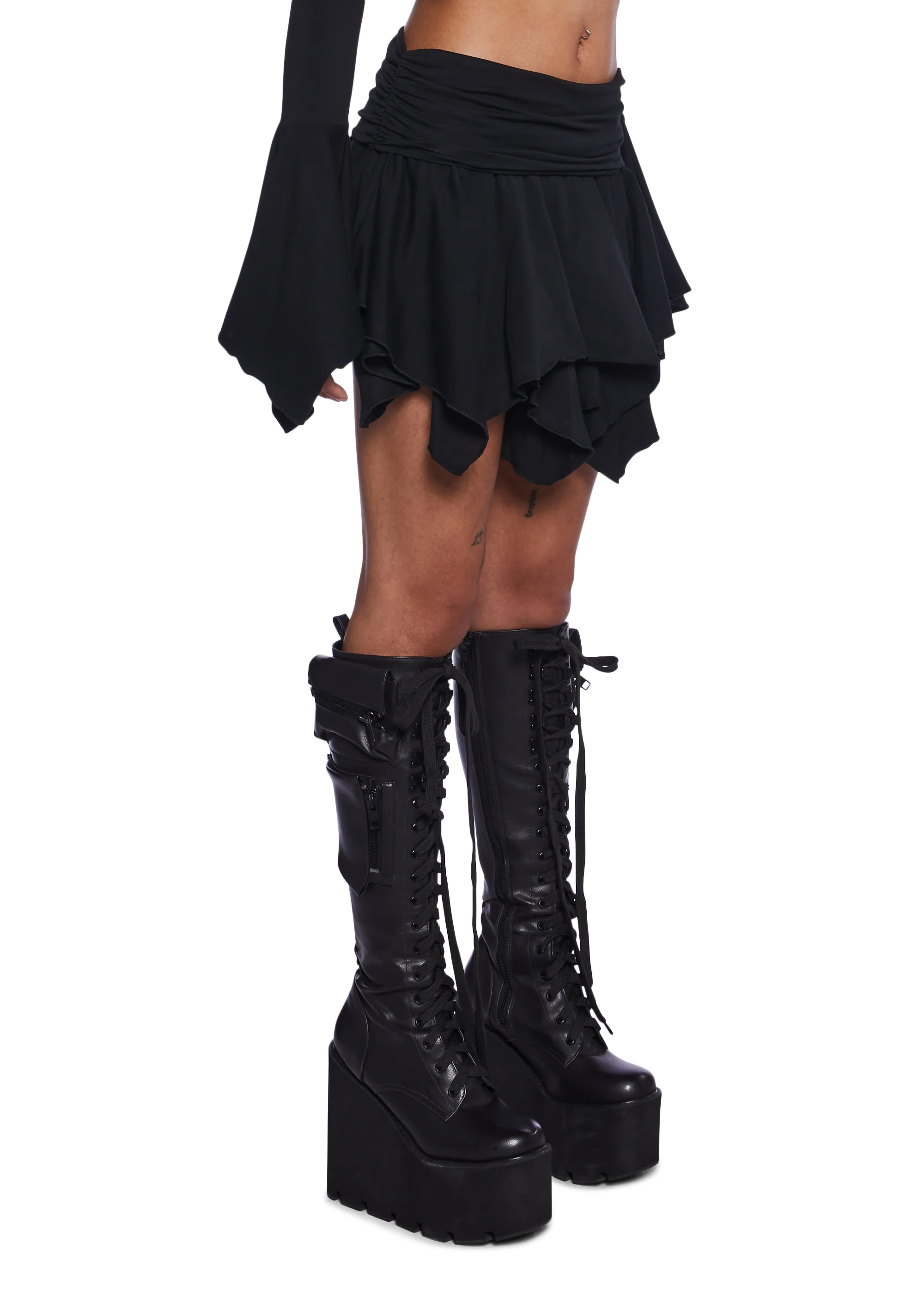 F Is For Fairies™  Mini Skirt - Black - Image 4