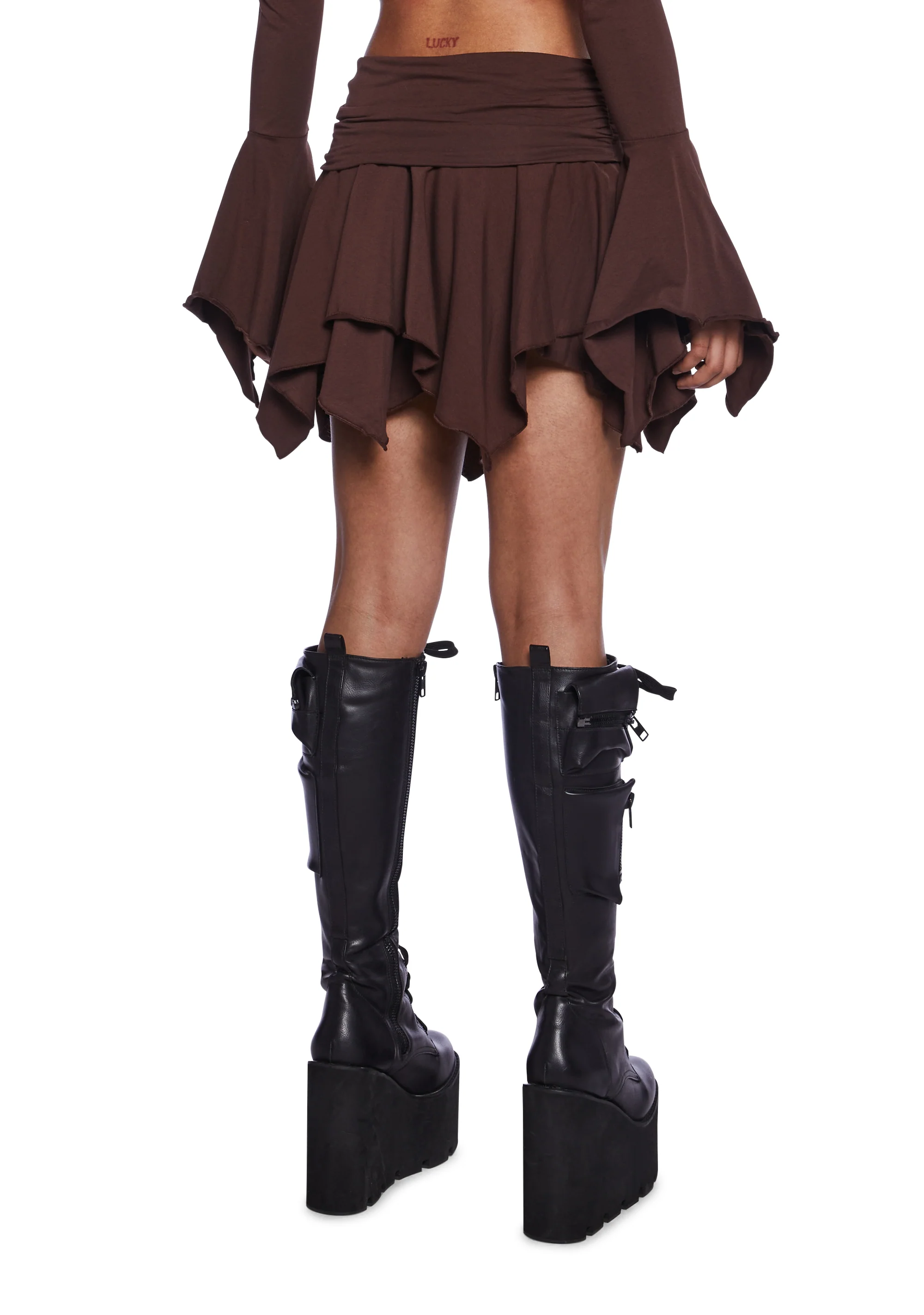 F Is For Fairies™  Mini Skirt - Brown - Image 4