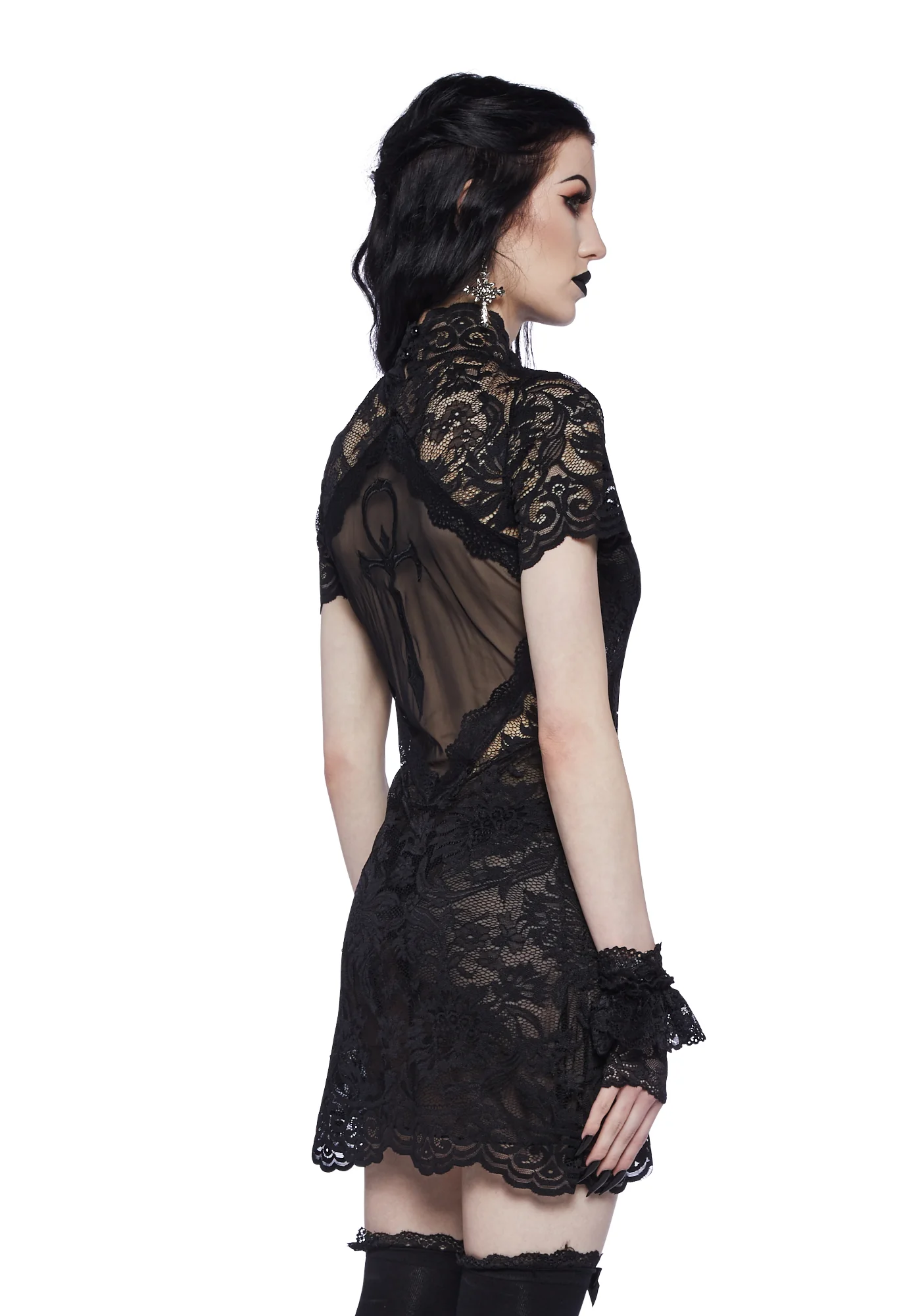 Fabulous Kill Lace Mini Dress - Image 5