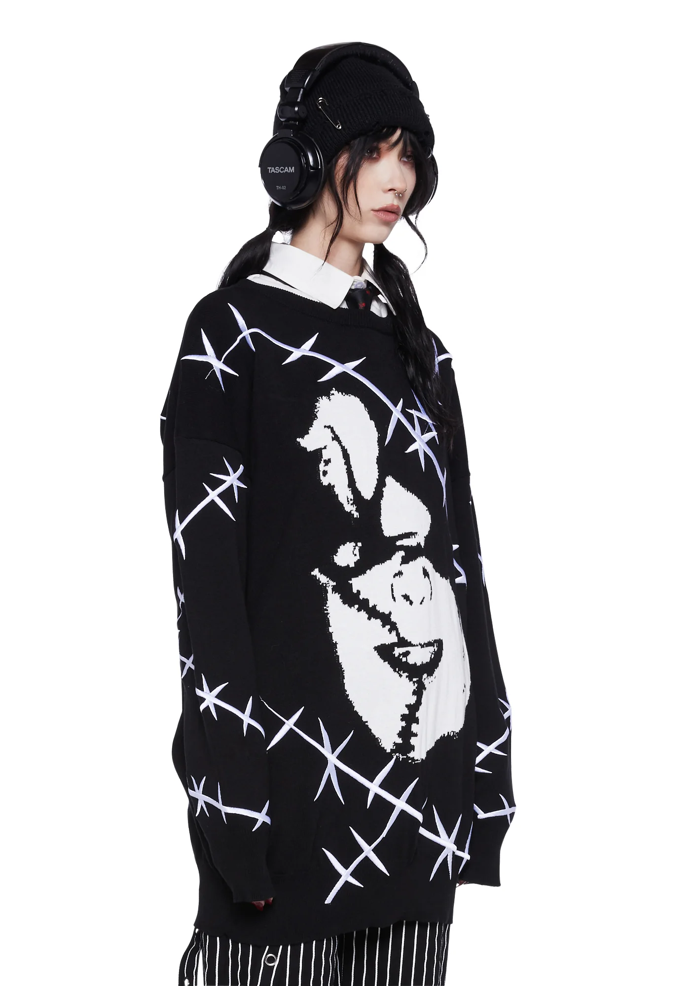 Face Off Knit Sweater - Image 3