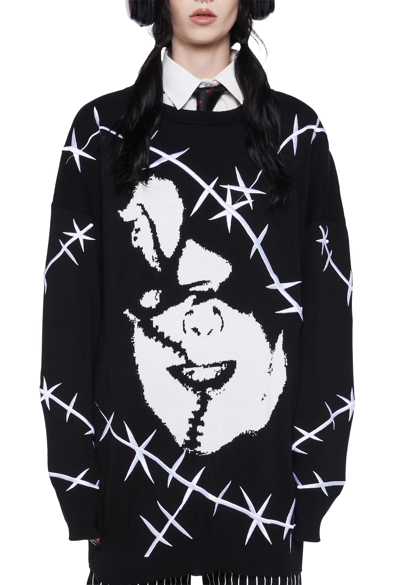 Face Off Knit Sweater - Image 5