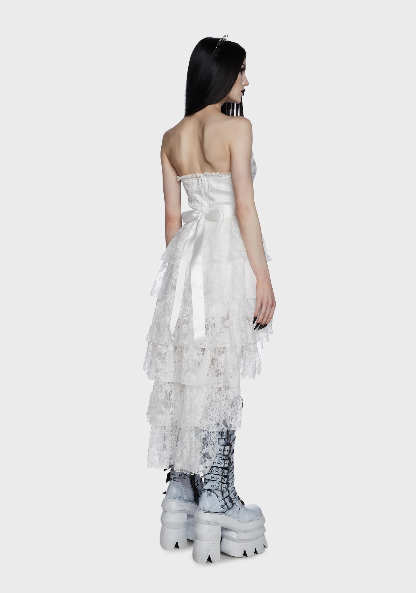 Faded Apparitions High-Low Dress - Image 4