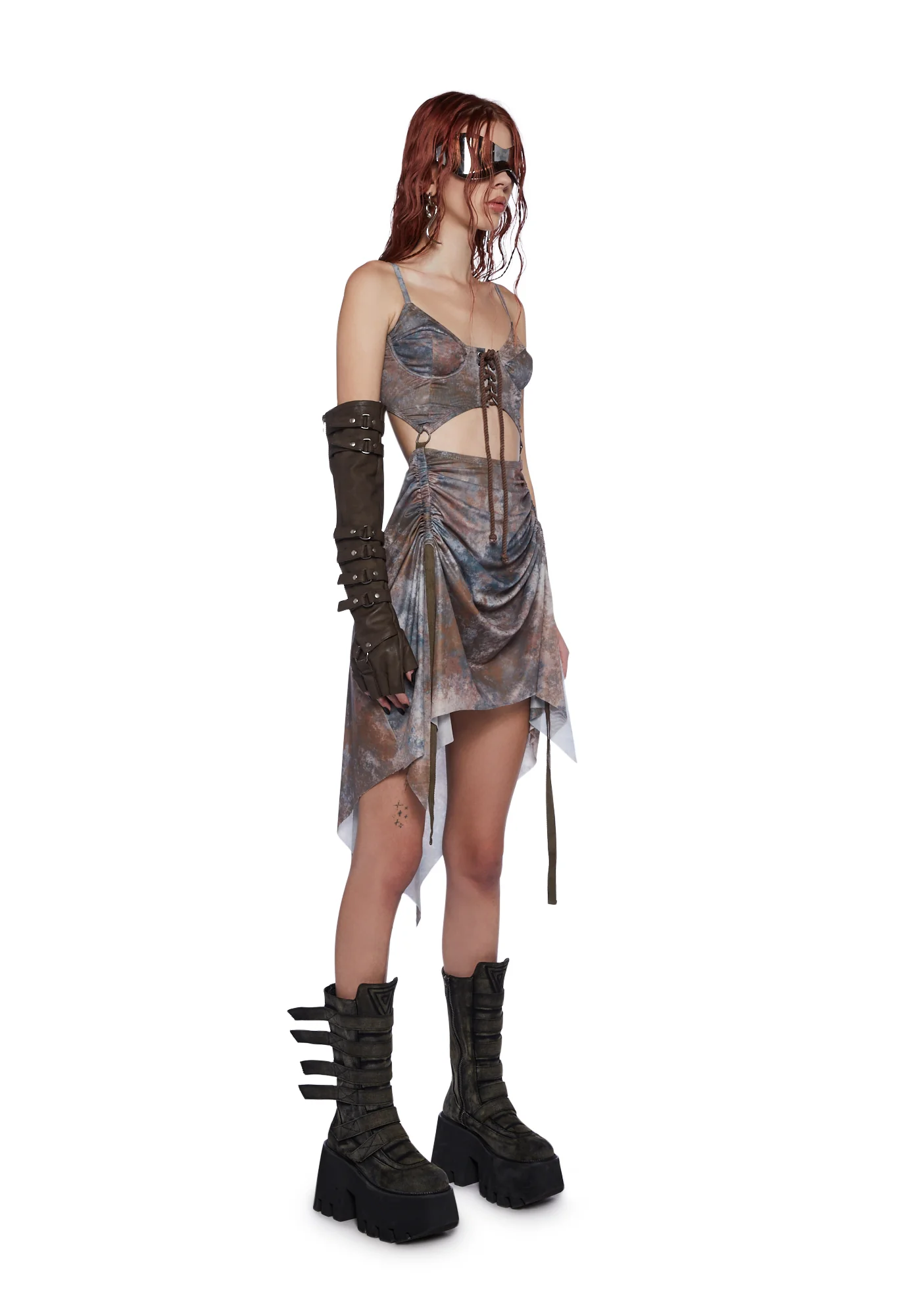 Fader Corset Midi Dress - Image 3