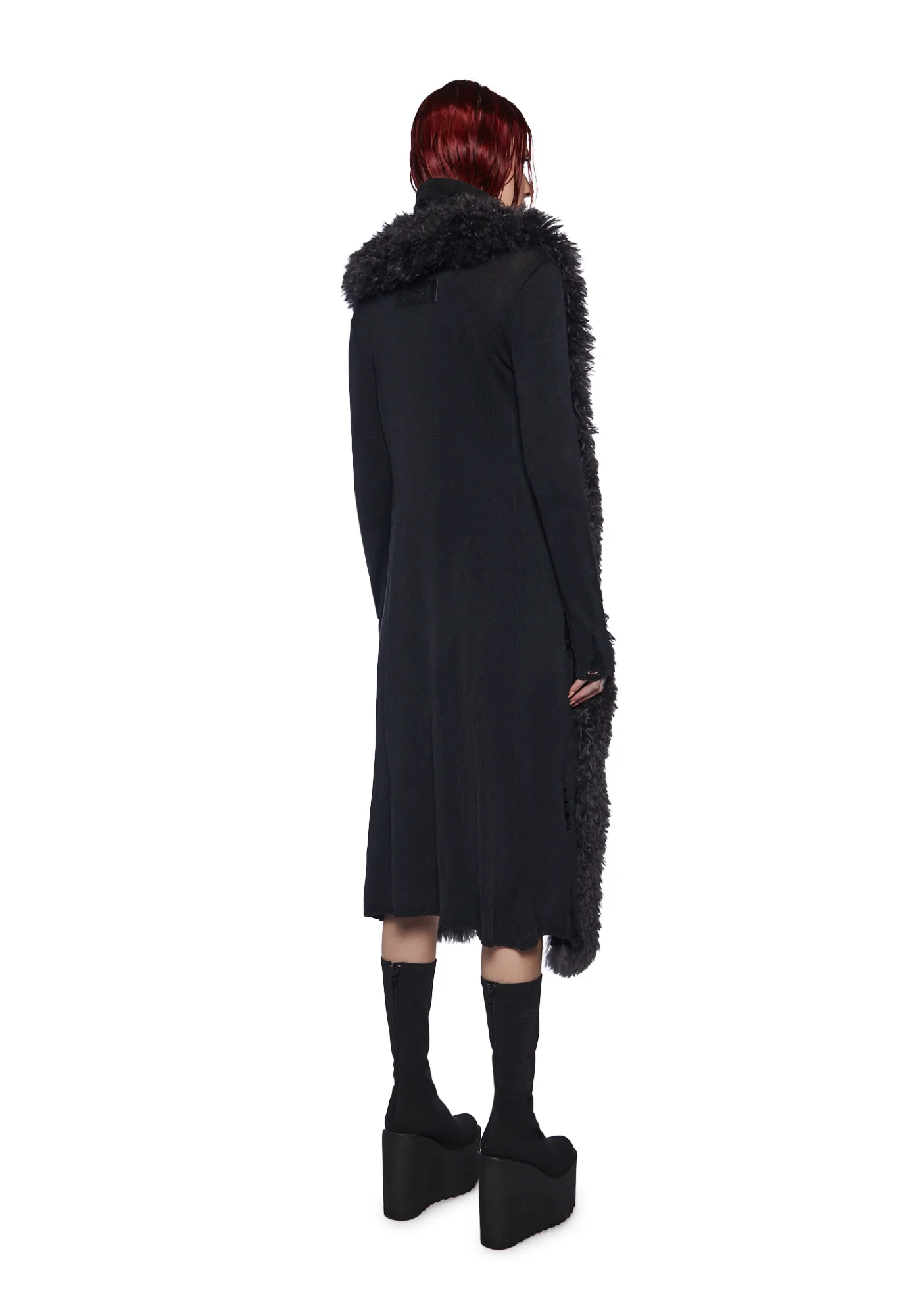 Fader Distressed Knit Duster - Image 4