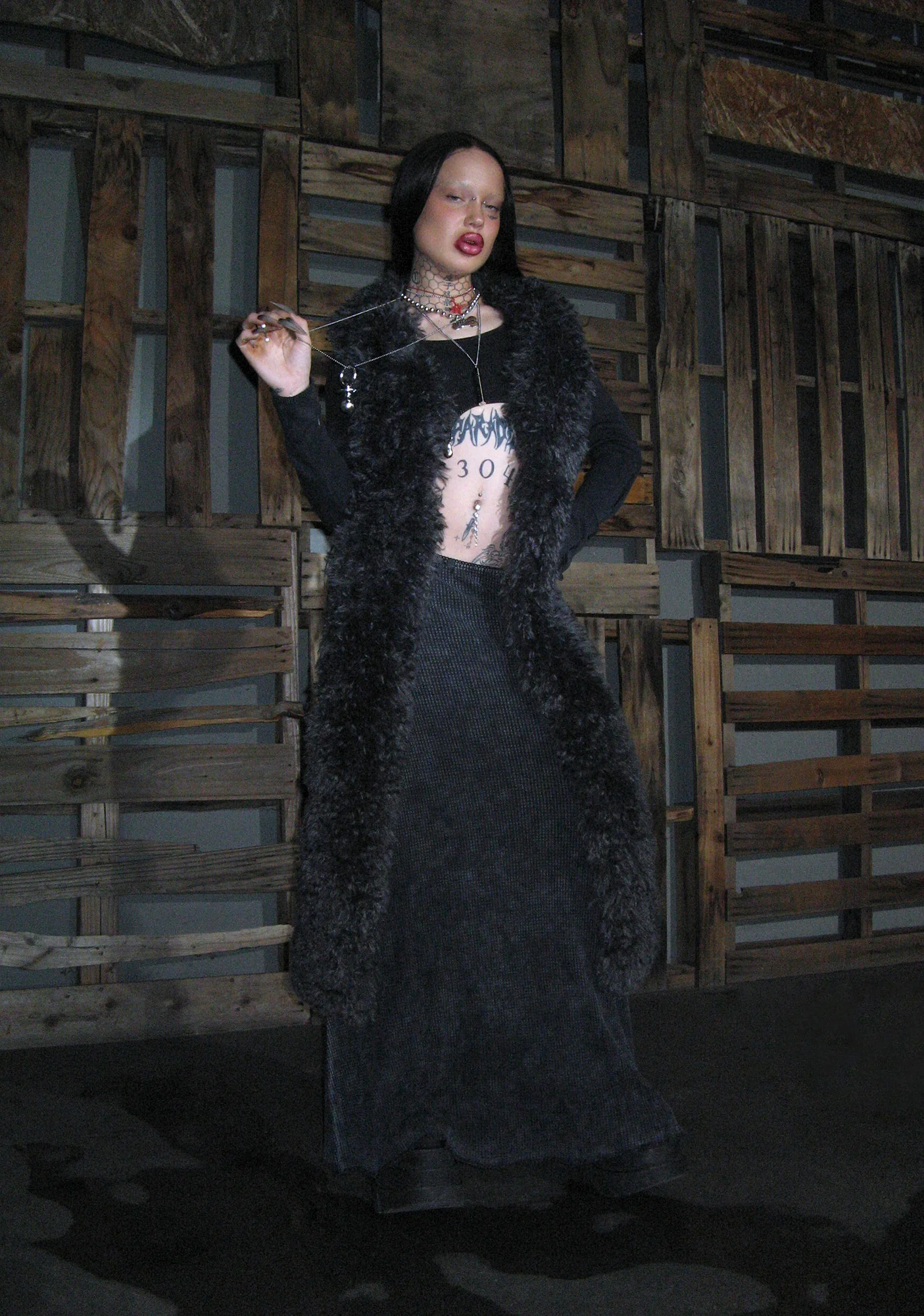 Fader Distressed Knit Duster - Image 7