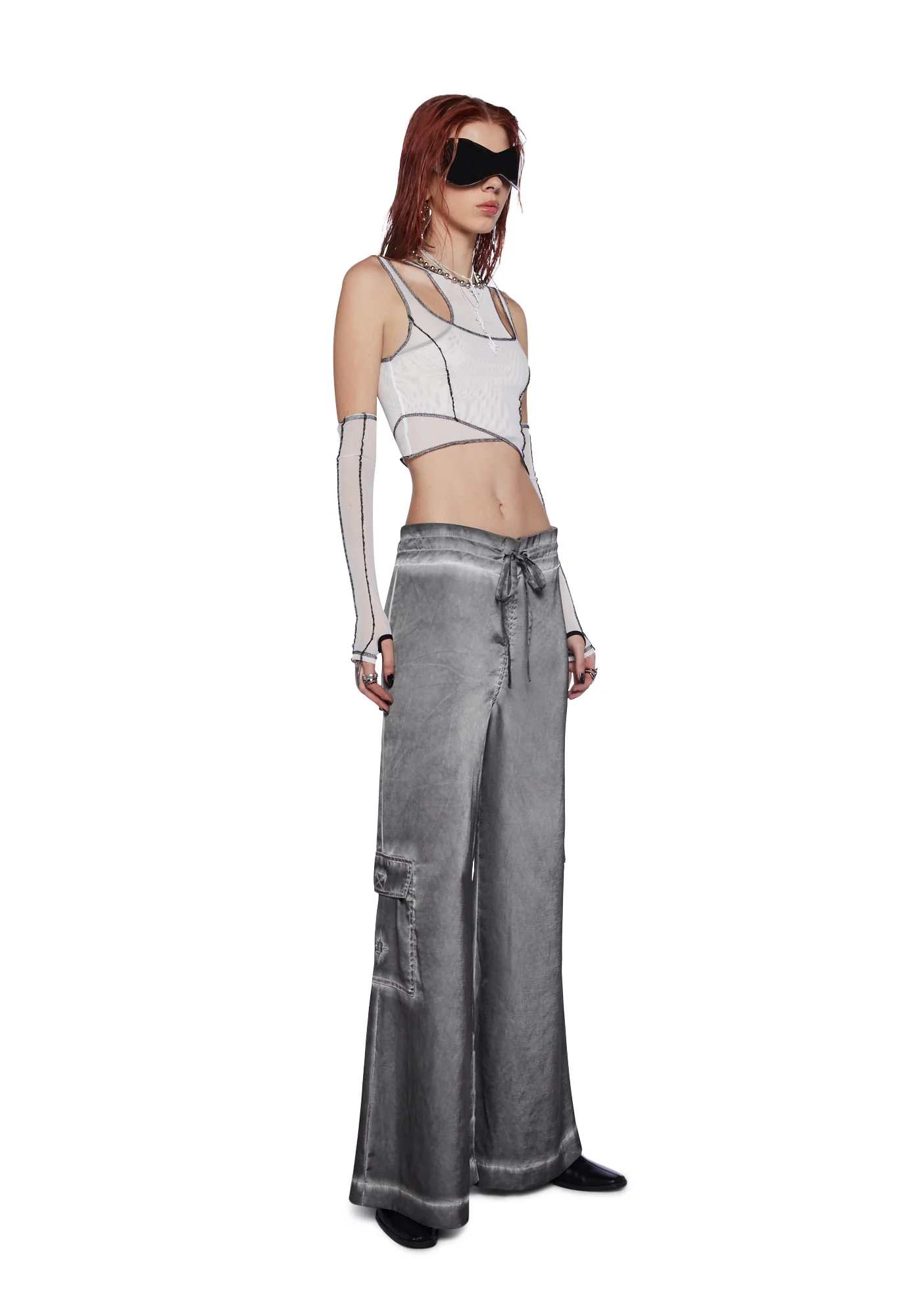 Fader Mesh Top And Gloves Set - Image 2